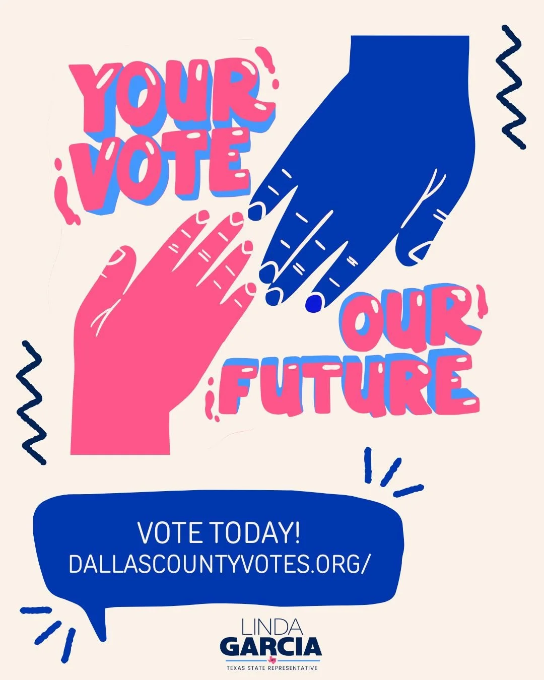 Today is the last day to vote early! Head to the polls and cast your ballot. 

Election day is November 4th, 2025. 

#HD107 #TXlege
