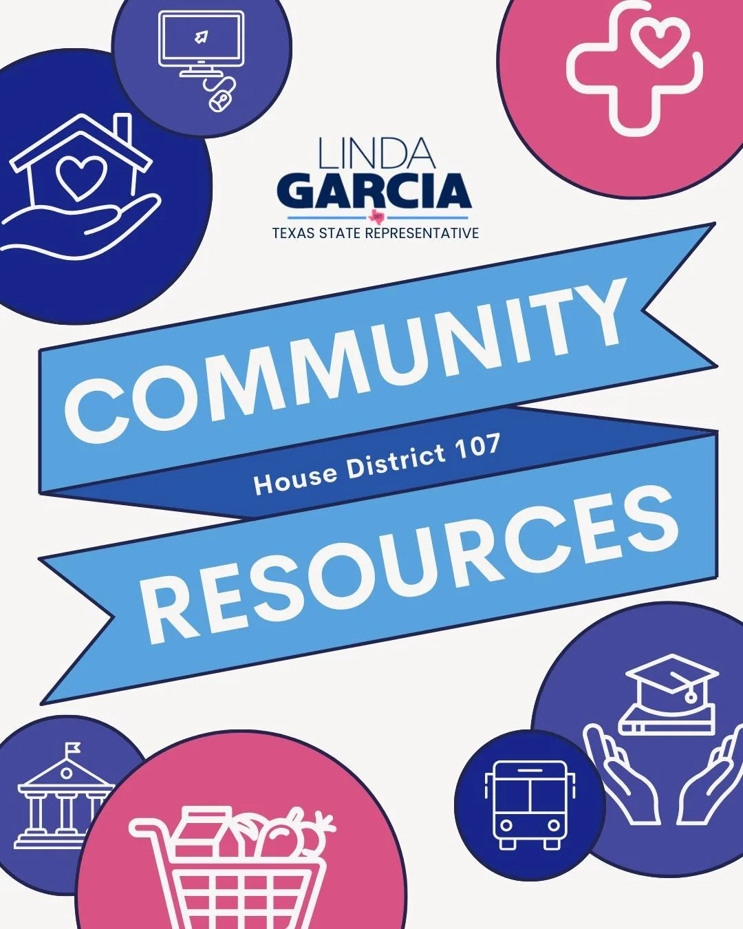 Need support? We&rsquo;re sharing food, housing, and health resources available to families across House District 107. These services are here to support individuals and families across our community. Please reach out to our district office if you ne