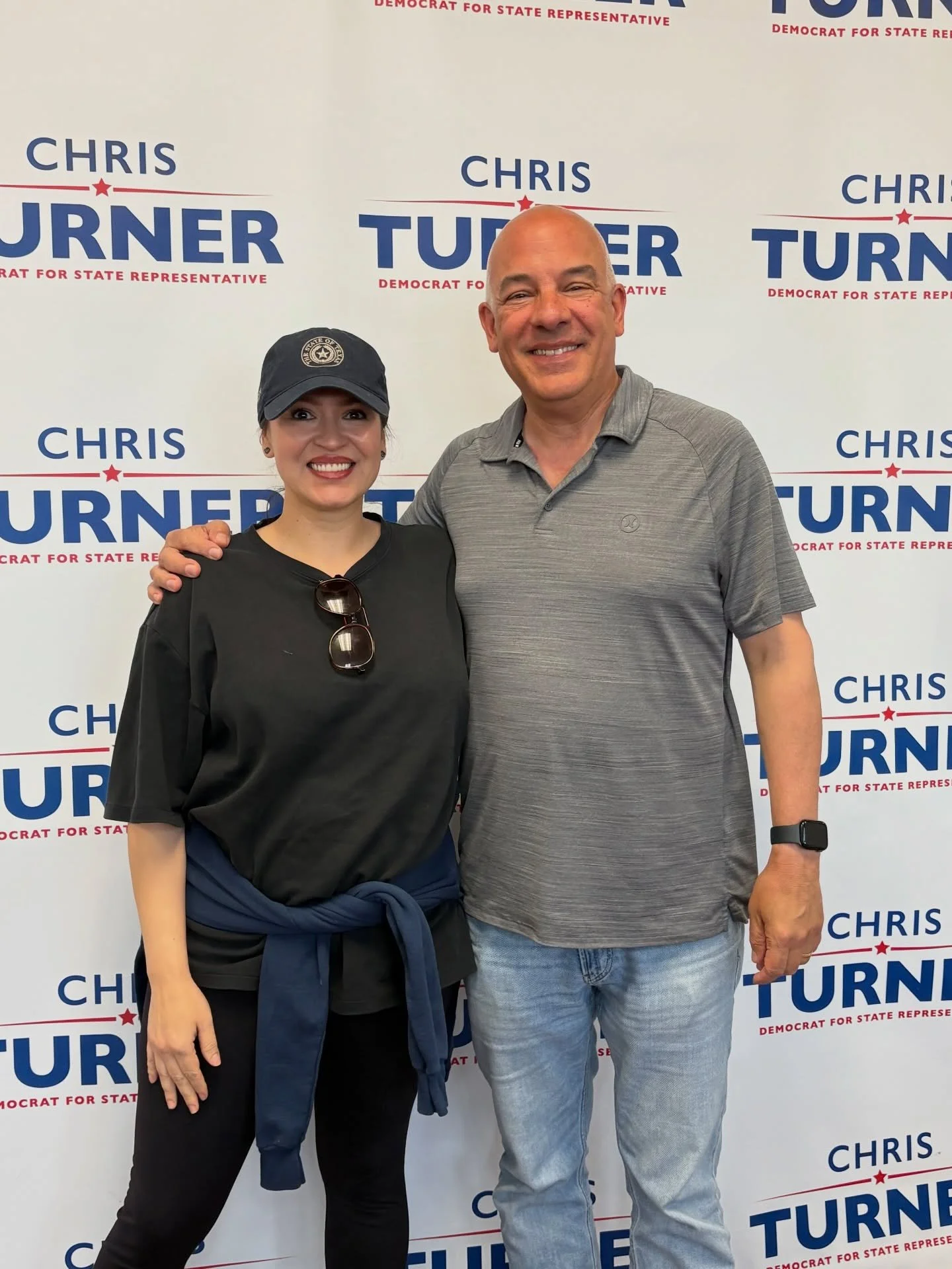 I&rsquo;m out knocking on doors for Chairman @chrisgturner today! He&rsquo;s one of our strongest assets not only on the house floor but also a fighter for Texas families. #HD101