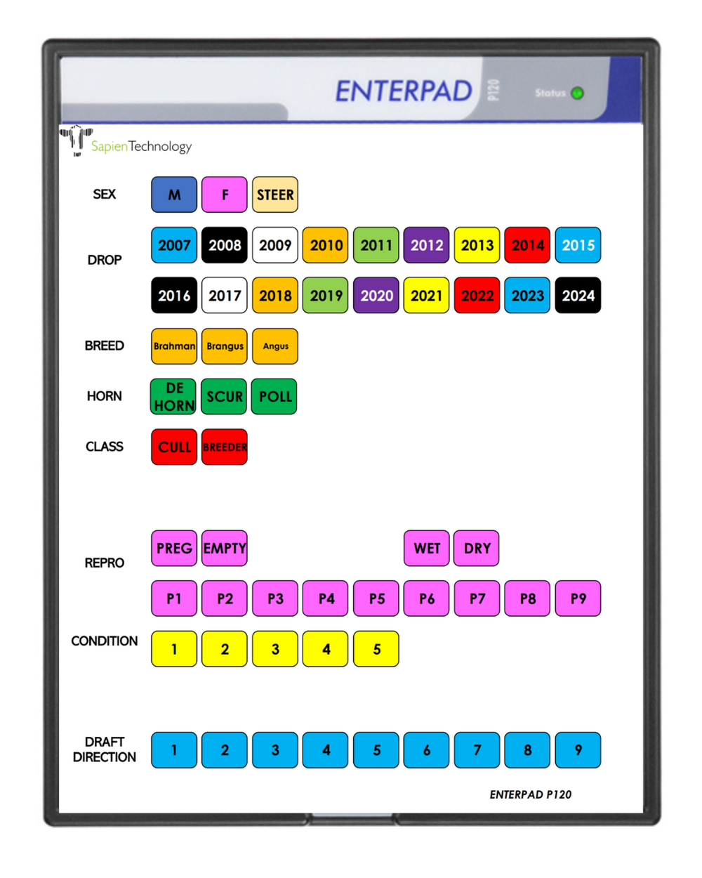 Enterpad P120 crush-side data capture device