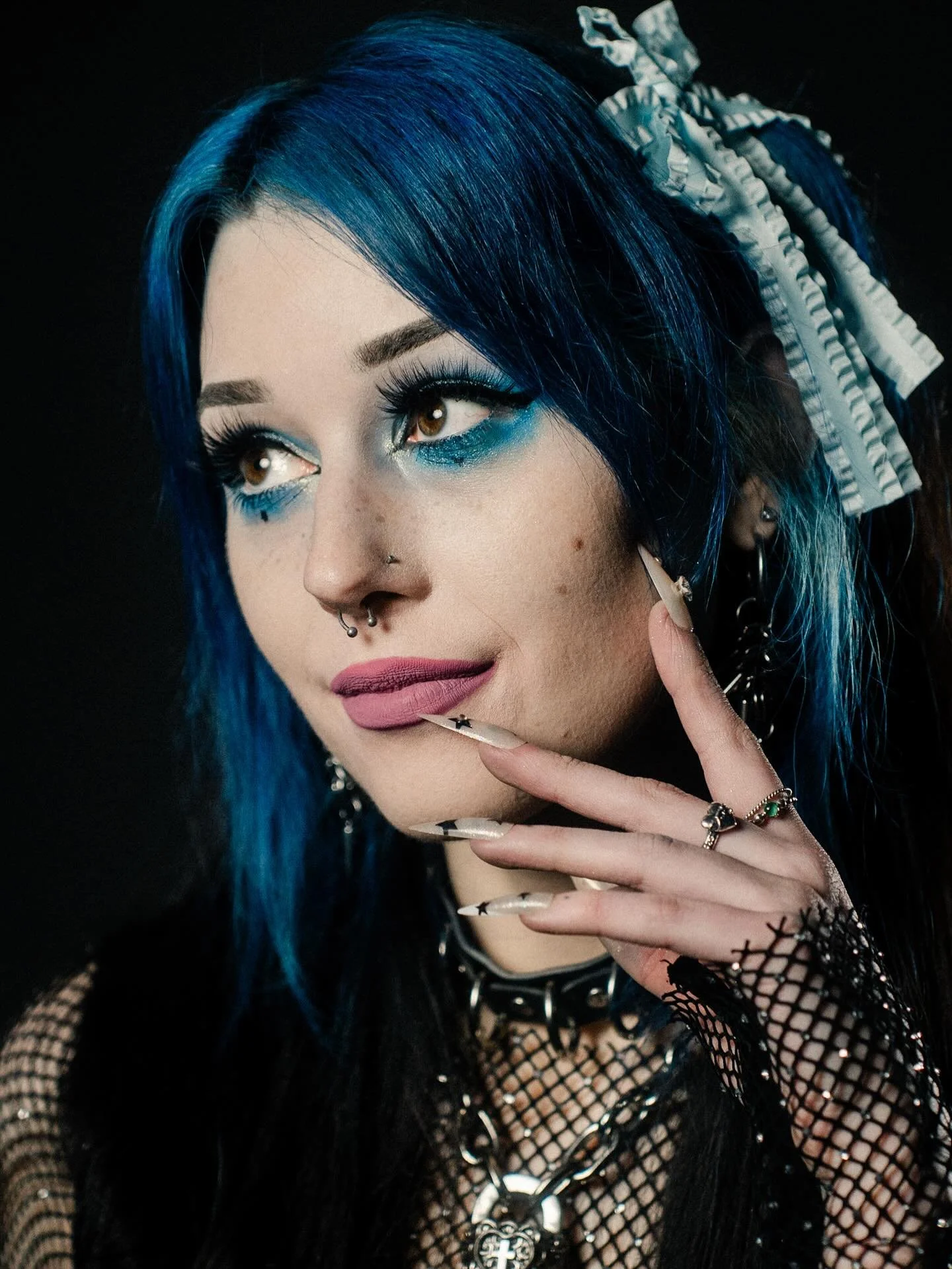 Something a bit different&hellip;

A portrait of @eliseelicious shot while on set with @deadlysinscosmetics 🦋