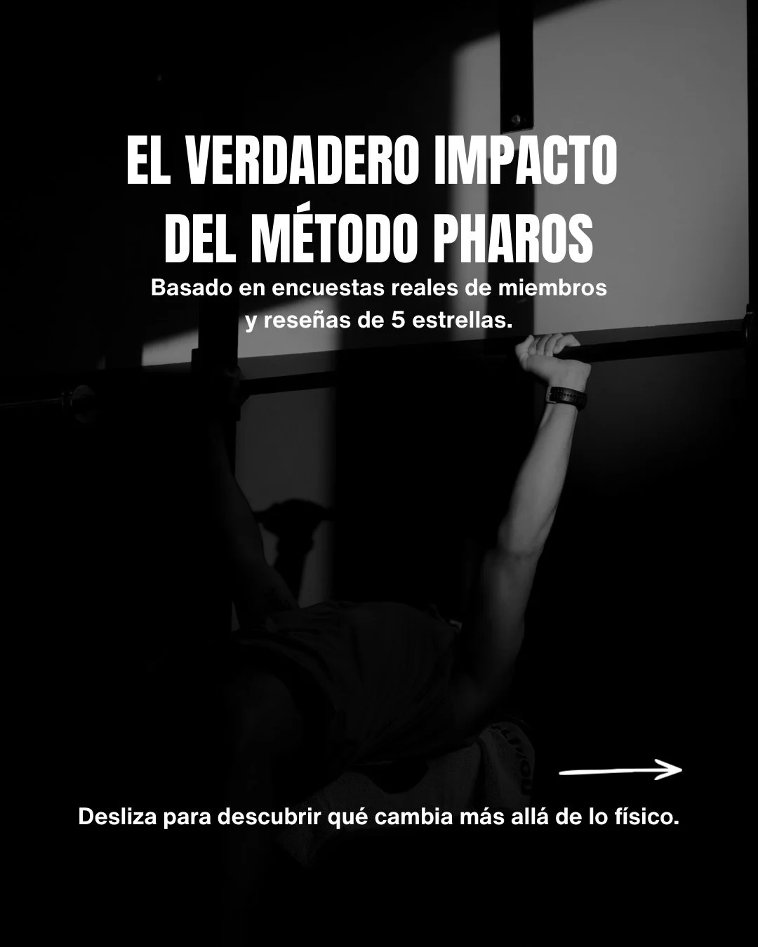 La mayor&iacute;a de los gimnasios solo miden tu peso. Nosotros preferimos medir tu calidad de vida. 

Hemos recopilado encuestas y rese&ntilde;as de nuestros miembros para mostrar exactamente qu&eacute; sucede cuando dejas atr&aacute;s los gimnasios