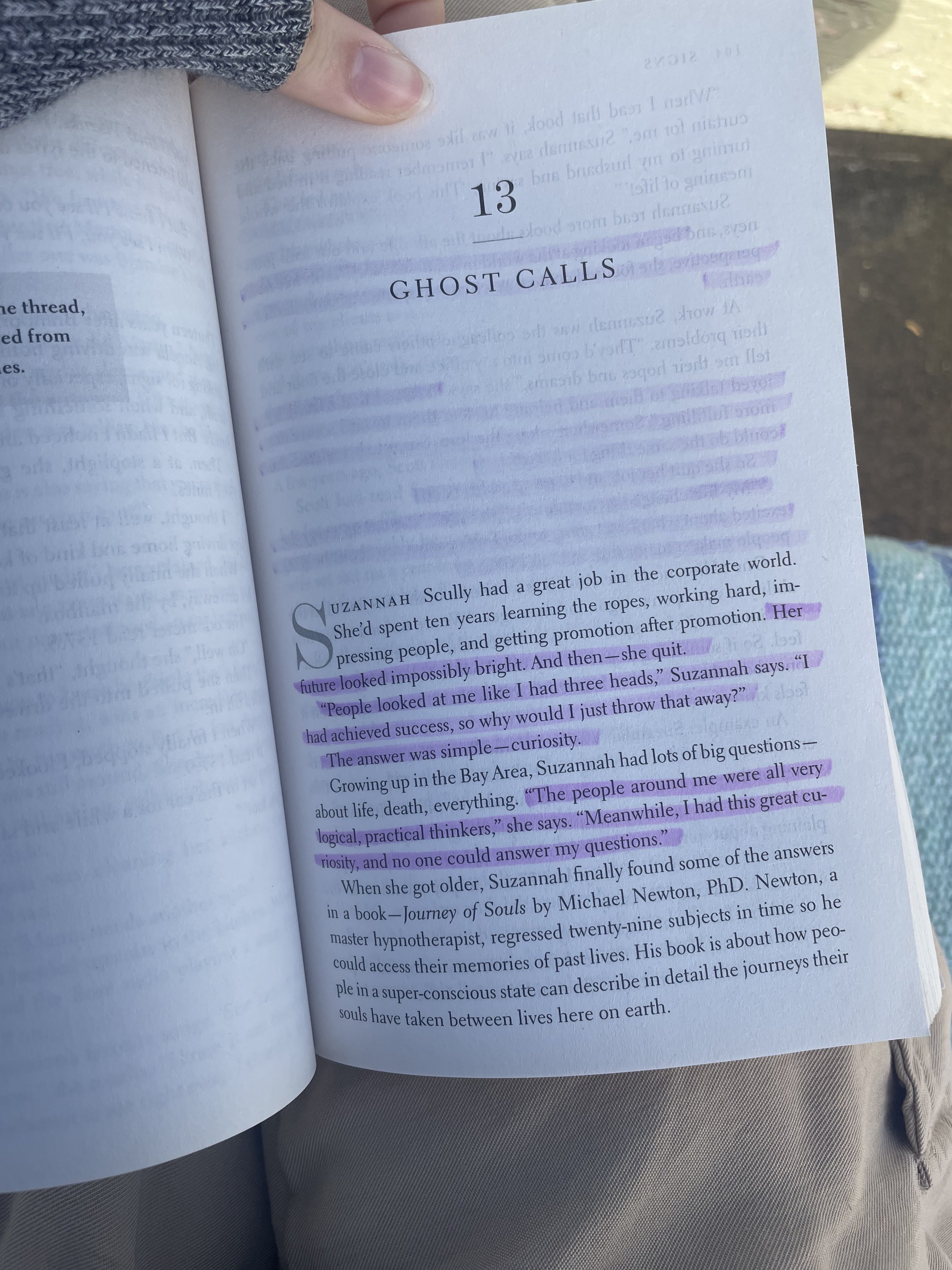Imagine my surprise when I was reading the Signs book from the garage sale and stumbled upon this chapter ... And this quote from chapter 13 of Laura's book is the beginning quote for chapter 13 of my own book where I quit to follow my own calling! S