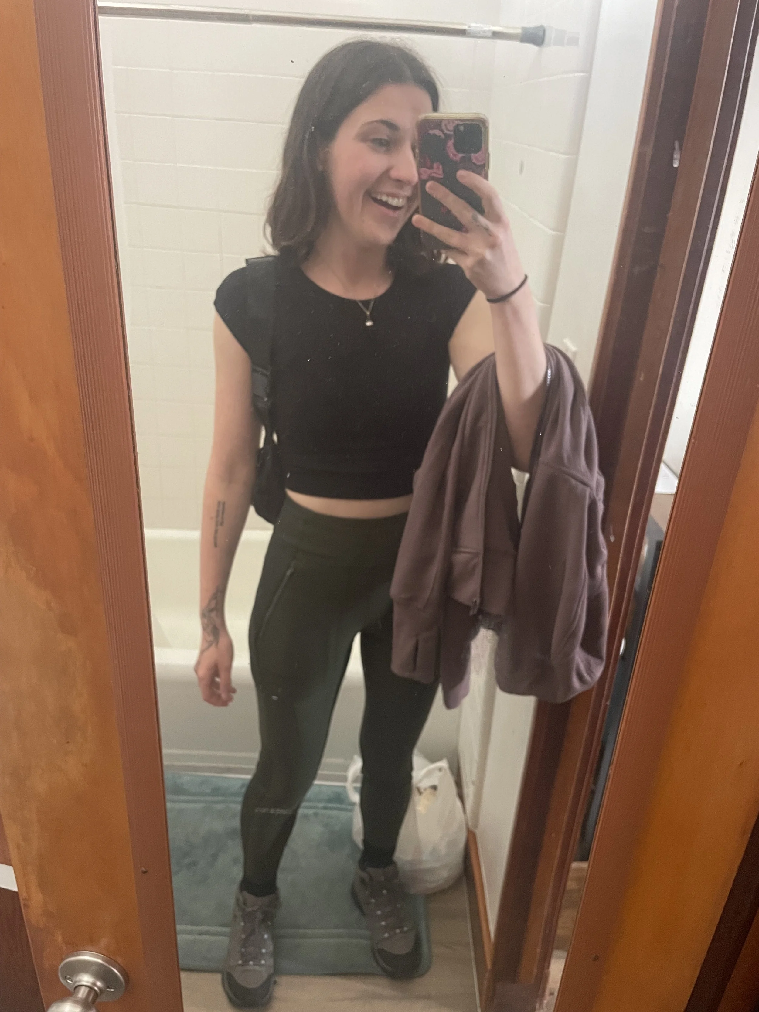 This exact shirt and pants combo became my travel day uniform for the next 2 years.