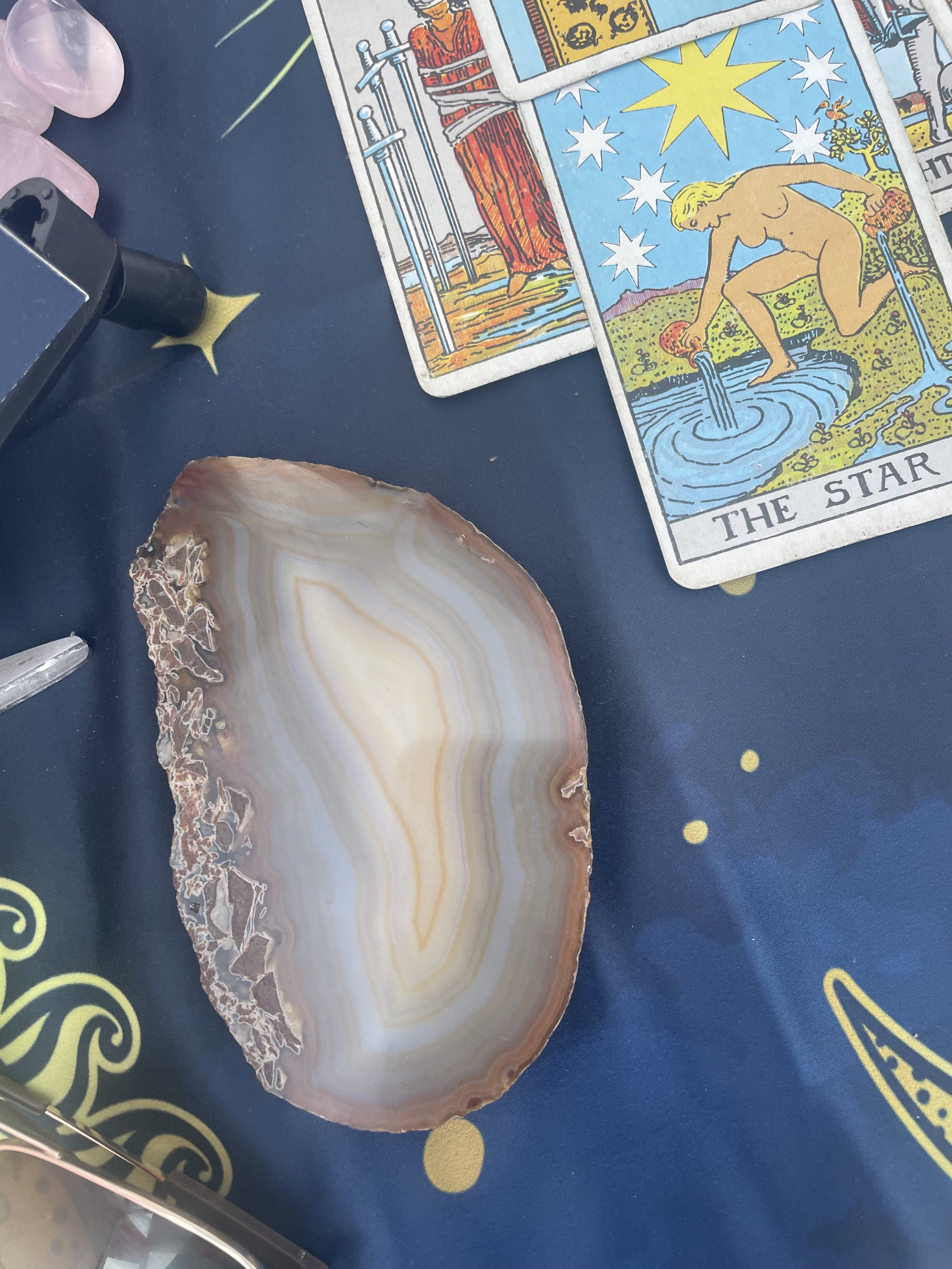 I started by putting some energy in this crystal ...