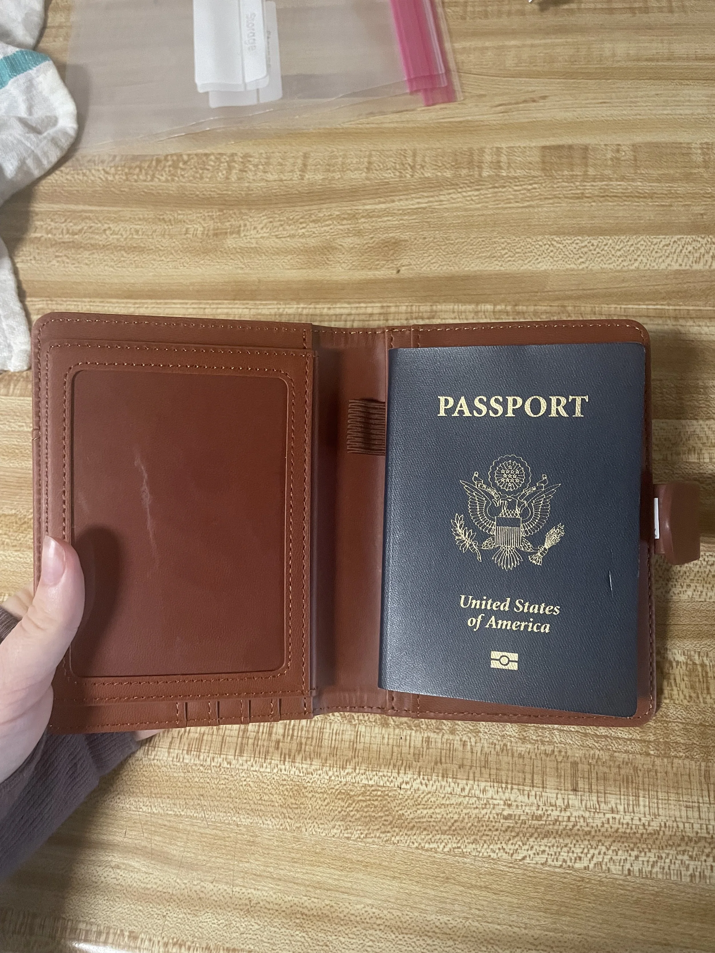 Passport check.