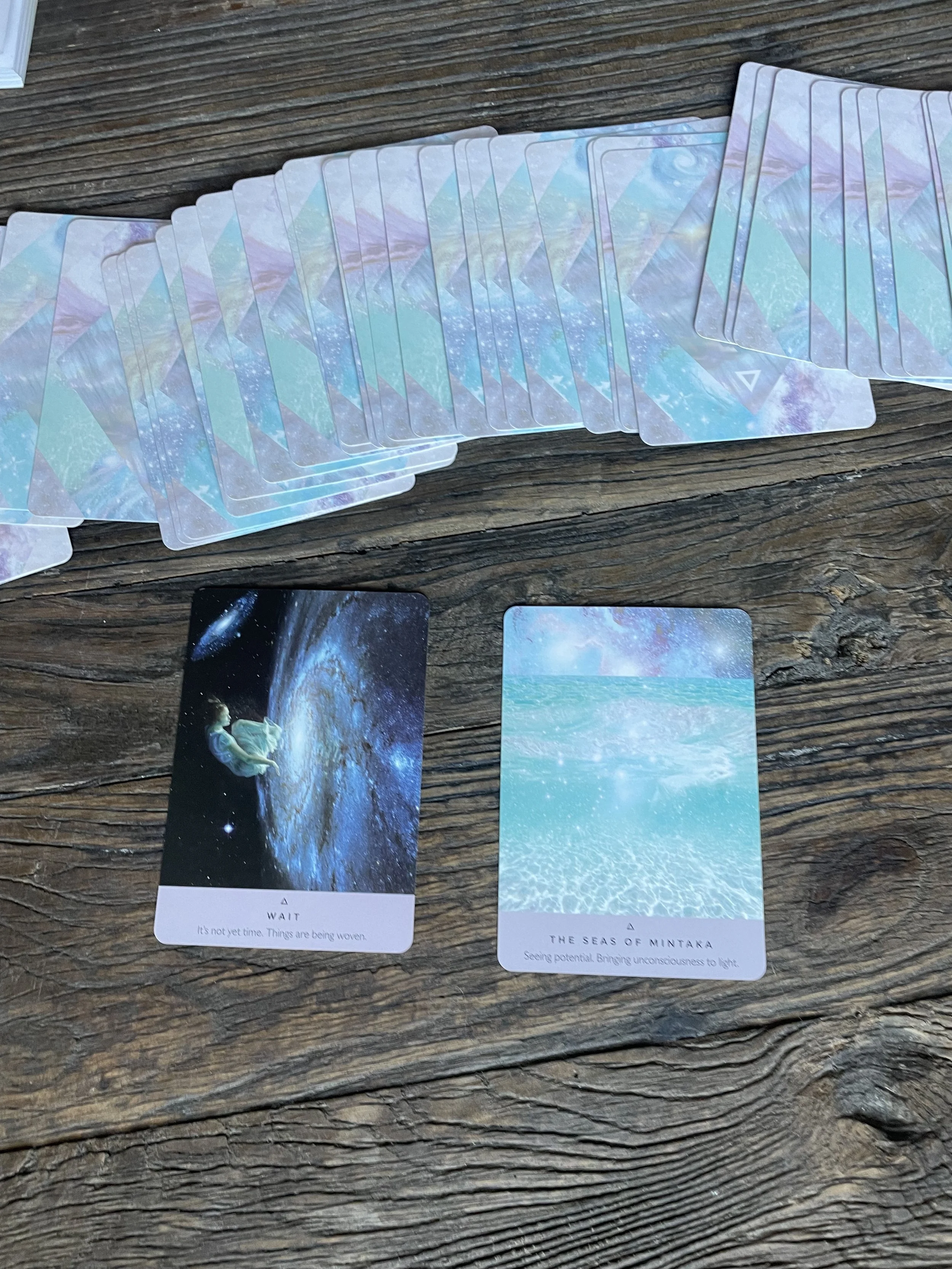 My first experience with oracle cards!