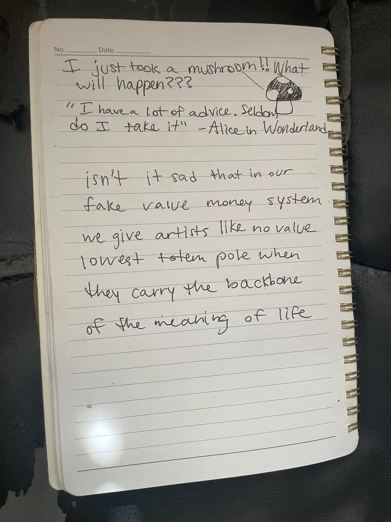 This journal page is the funniest thing ever to me.