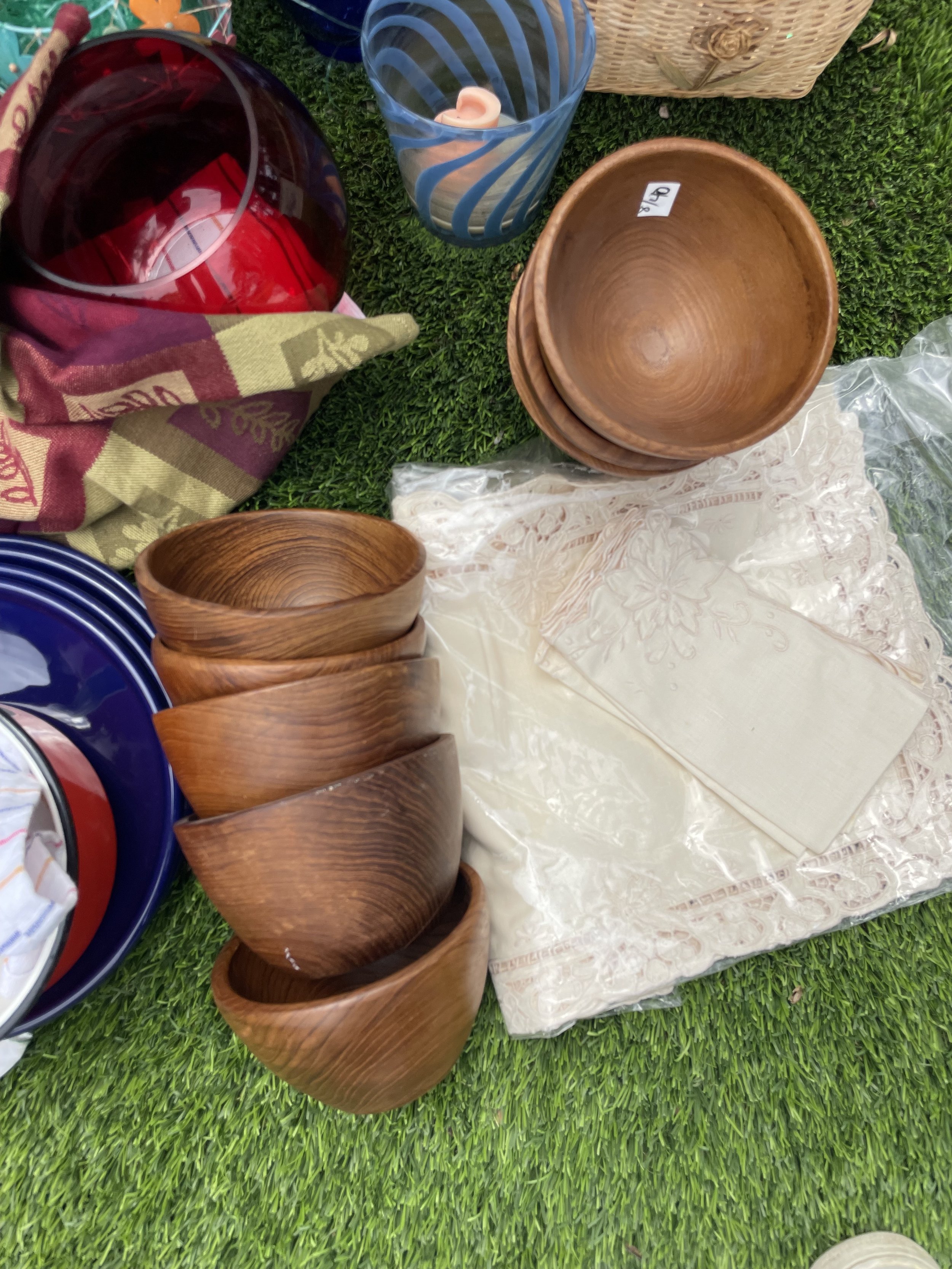 Surprise estate sale visit! I purchased a few cute wooden bowls ...