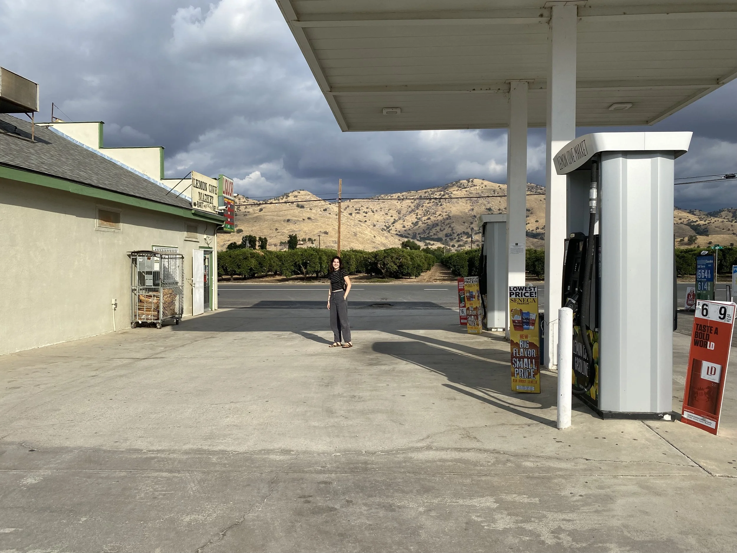 We're in the middle of nowhere now...