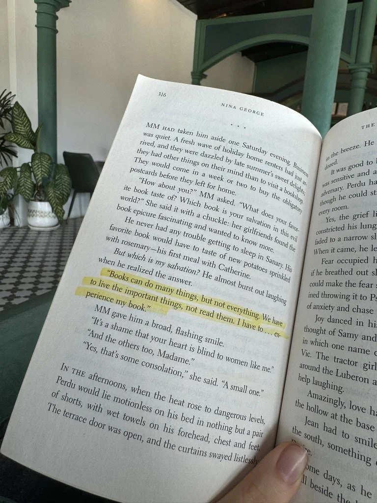 "I have to experience my book."