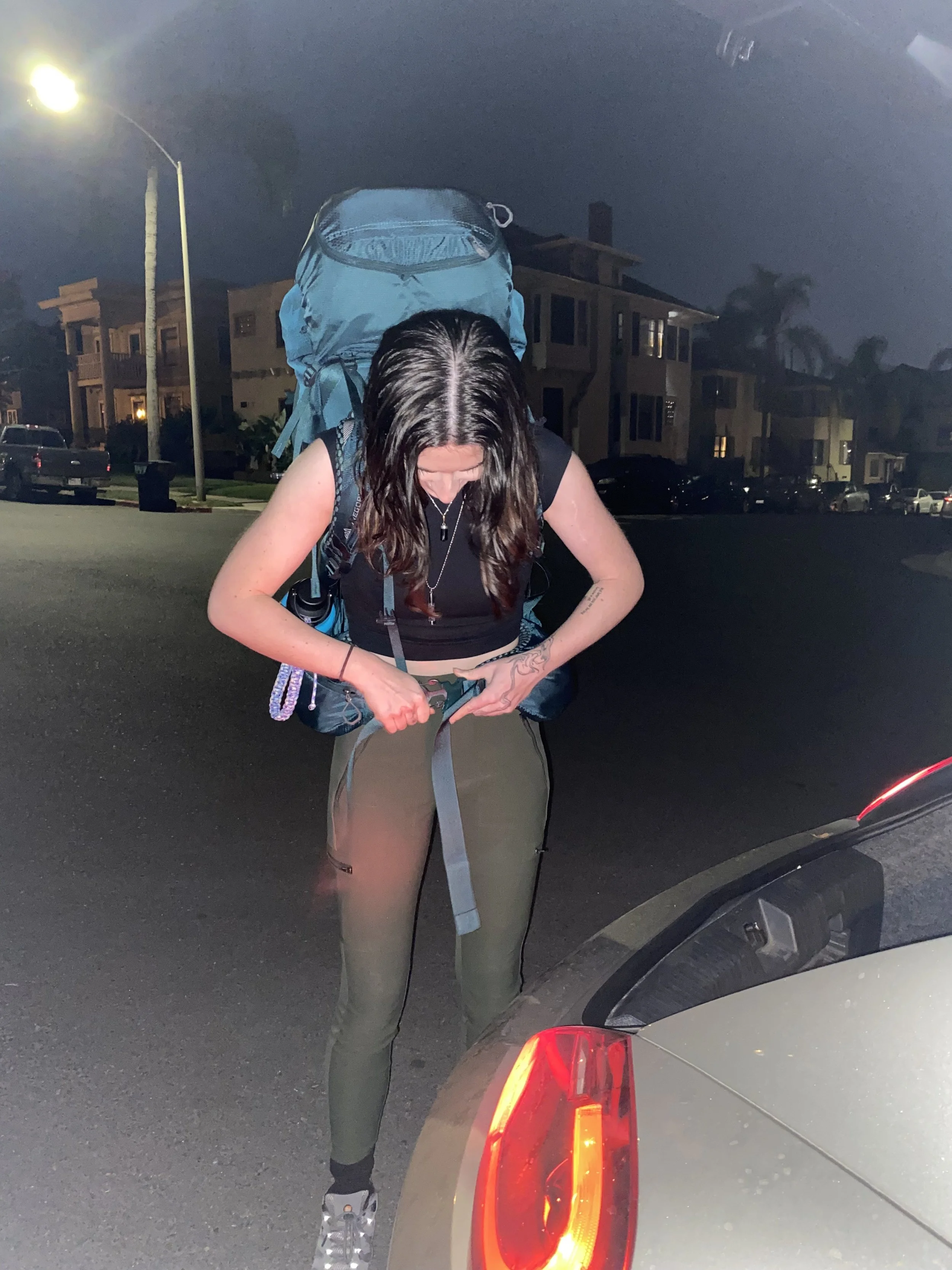 Go time. Strapping in.