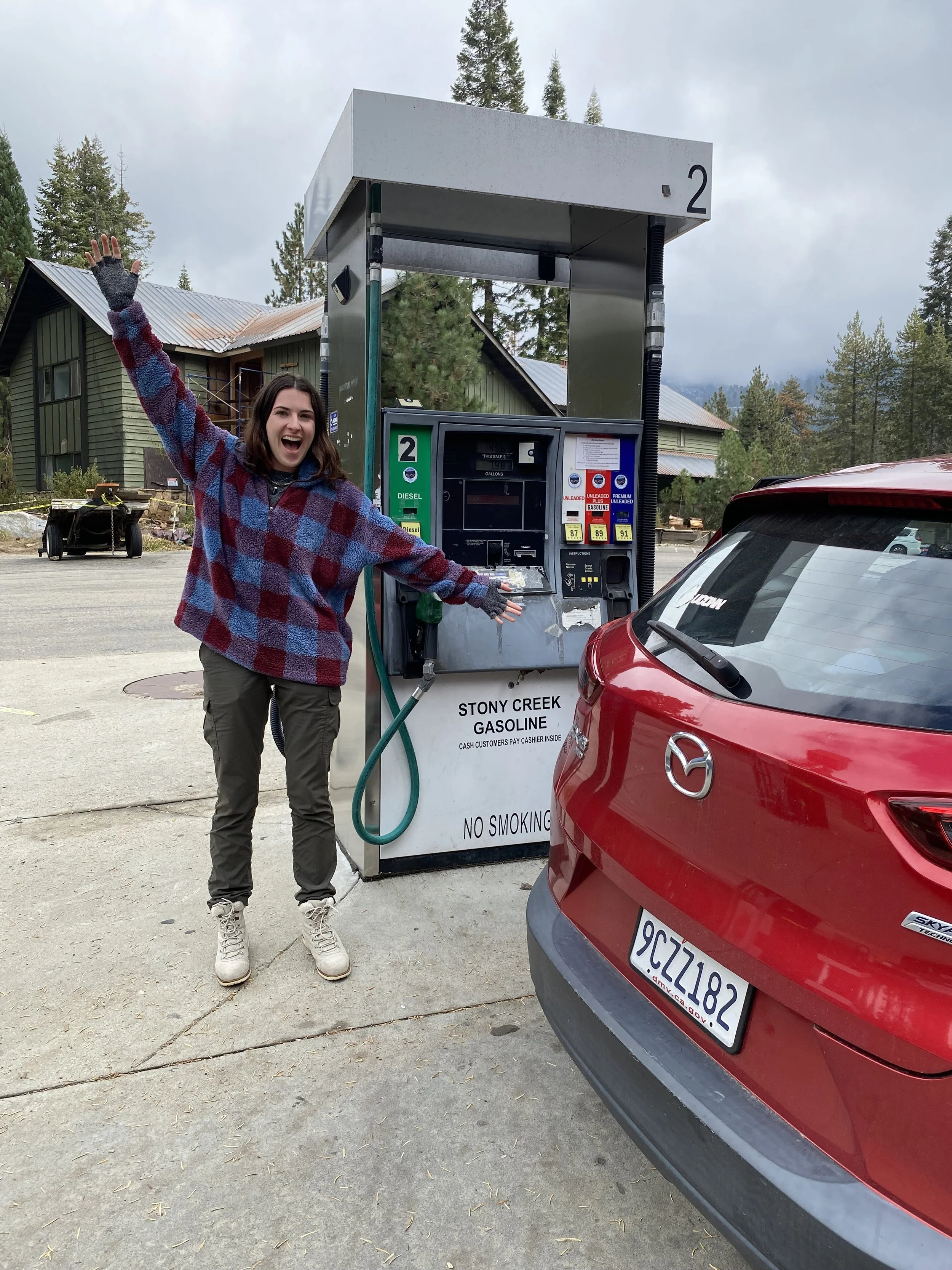 Heading into the park.