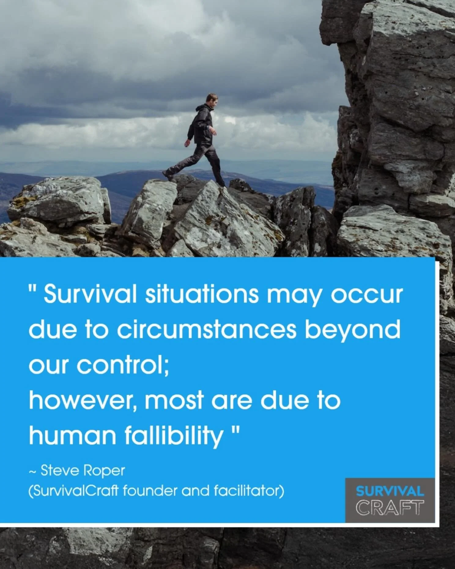 We make choices that often lead to survival situations. Join us and learn how to get the best outcome if you find yourself lost, injured or in danger -  knowledge is your best friend out there.

Contact us for details of our taster days and courses i