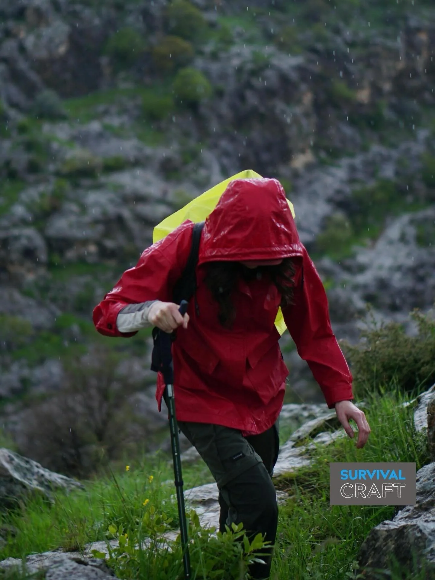 Emergency Bothy; otherwise described as &ldquo;Emergency Storm Survival Shelter&rdquo;, this is essentially a two-person temporary cover for hikers if they get caught out in a downfall or storm. 

It acts as an enclosed, vented shelter, encasing thos