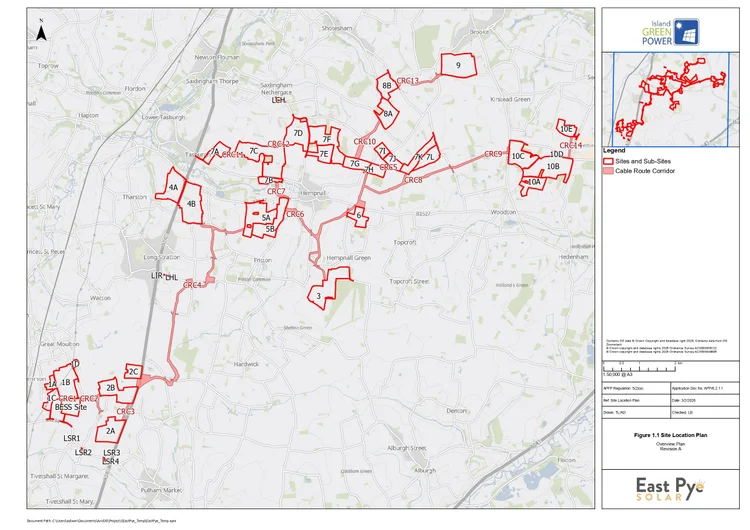 Eypp Map Project overview — East Pye Solar