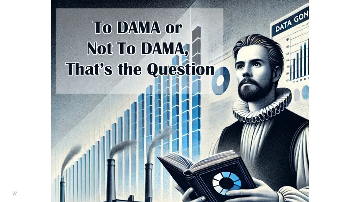 Data Governance: To DAMA, or Not To DAMA