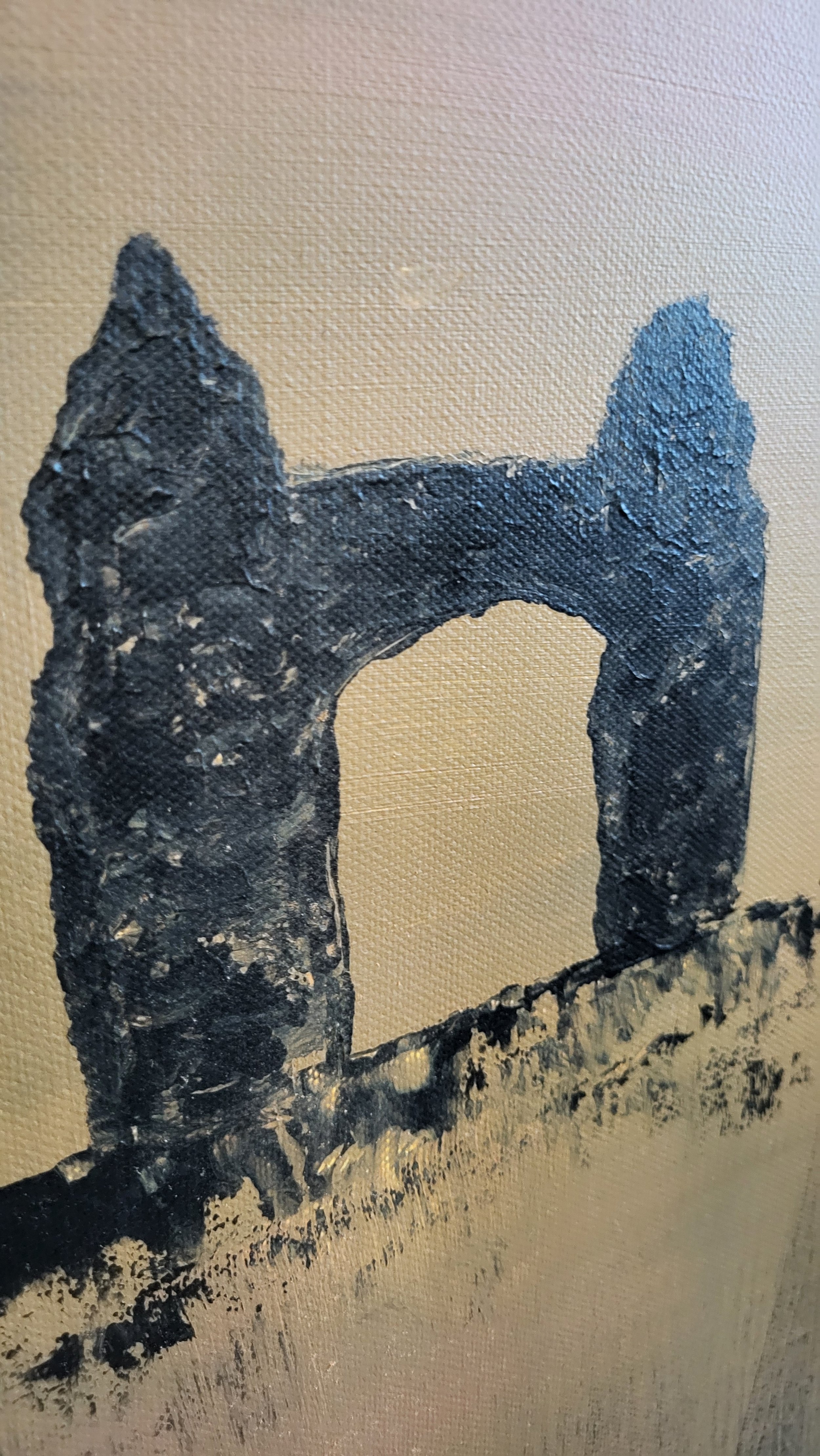 Heidentor – Original-Gemälde von Pia Holzinger, Acryl auf Leinwand und Keilrahmen.