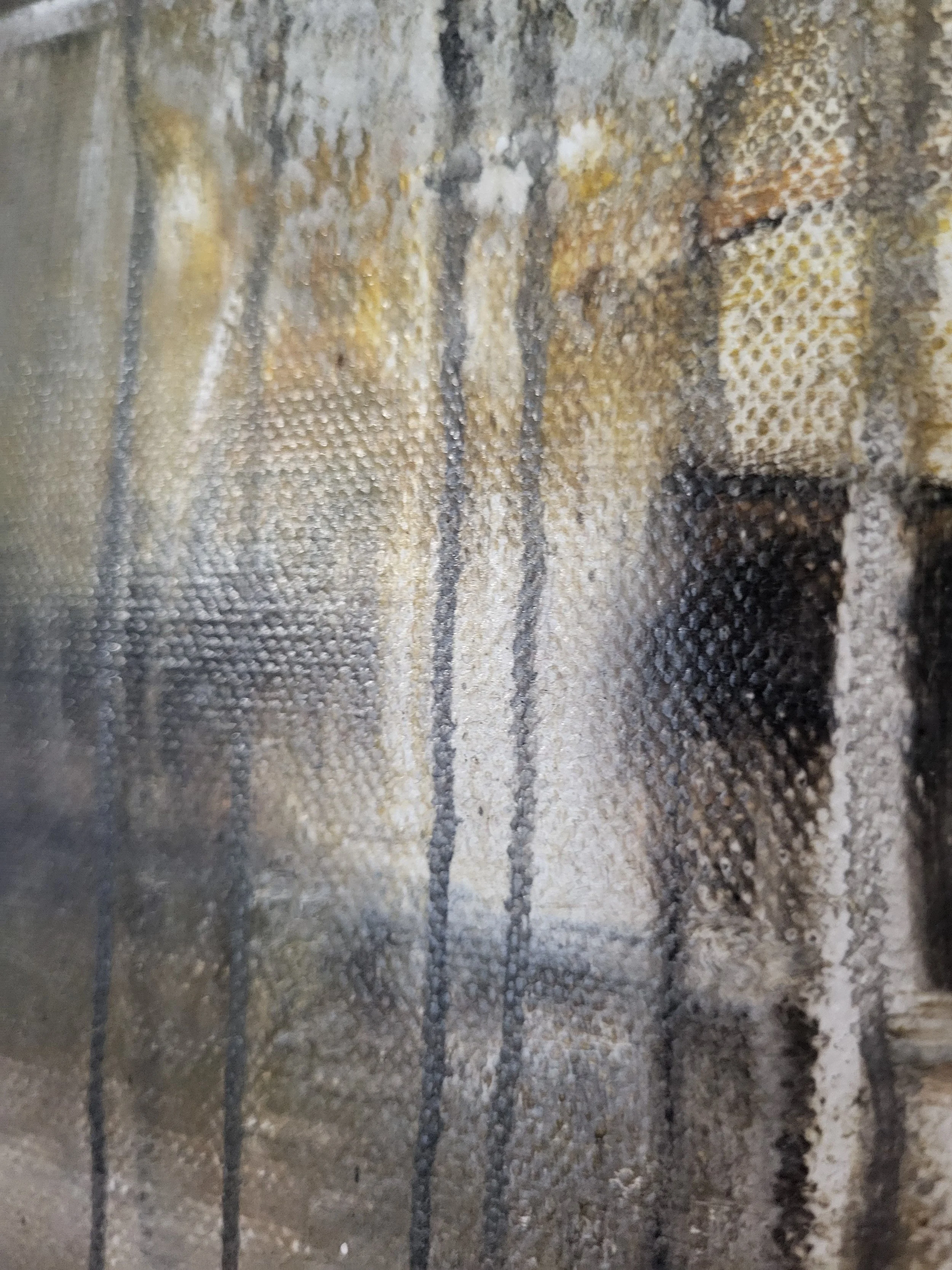 Yellow – Strahlendes Original-Gemälde von Pia Holzinger, Acryl auf Leinwand und Keilrahmen.