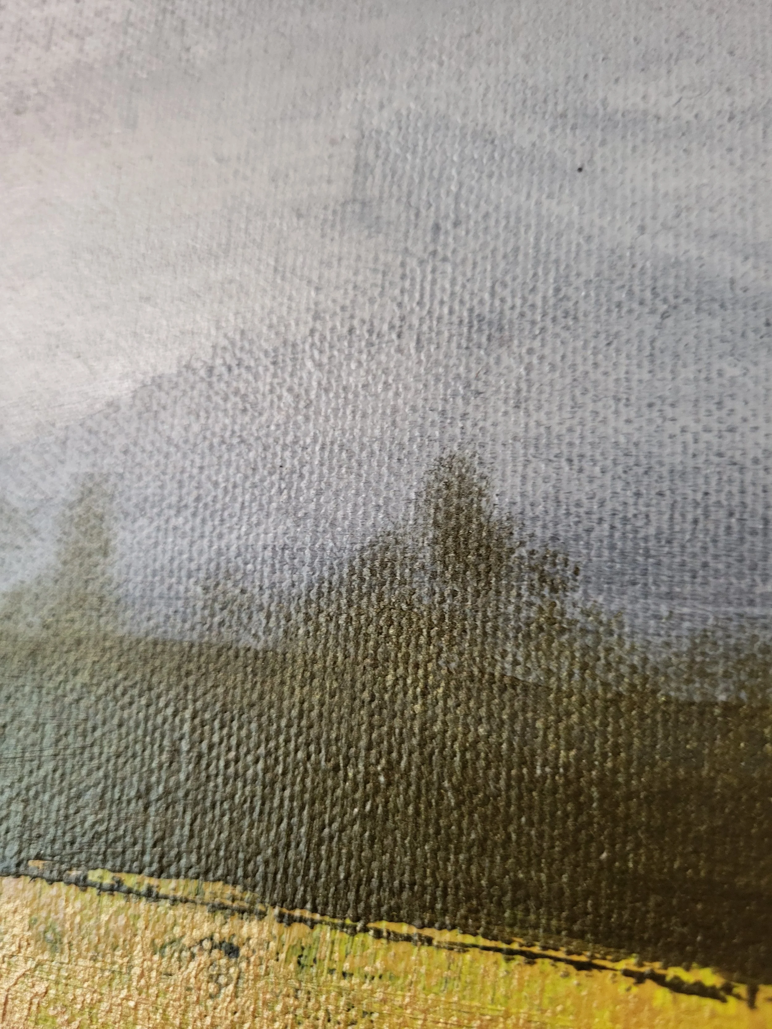 Storm is coming – Monumentales Original-Wandbild von Pia Holzinger mit grober Strukturpaste und Acryl auf Leinwand.