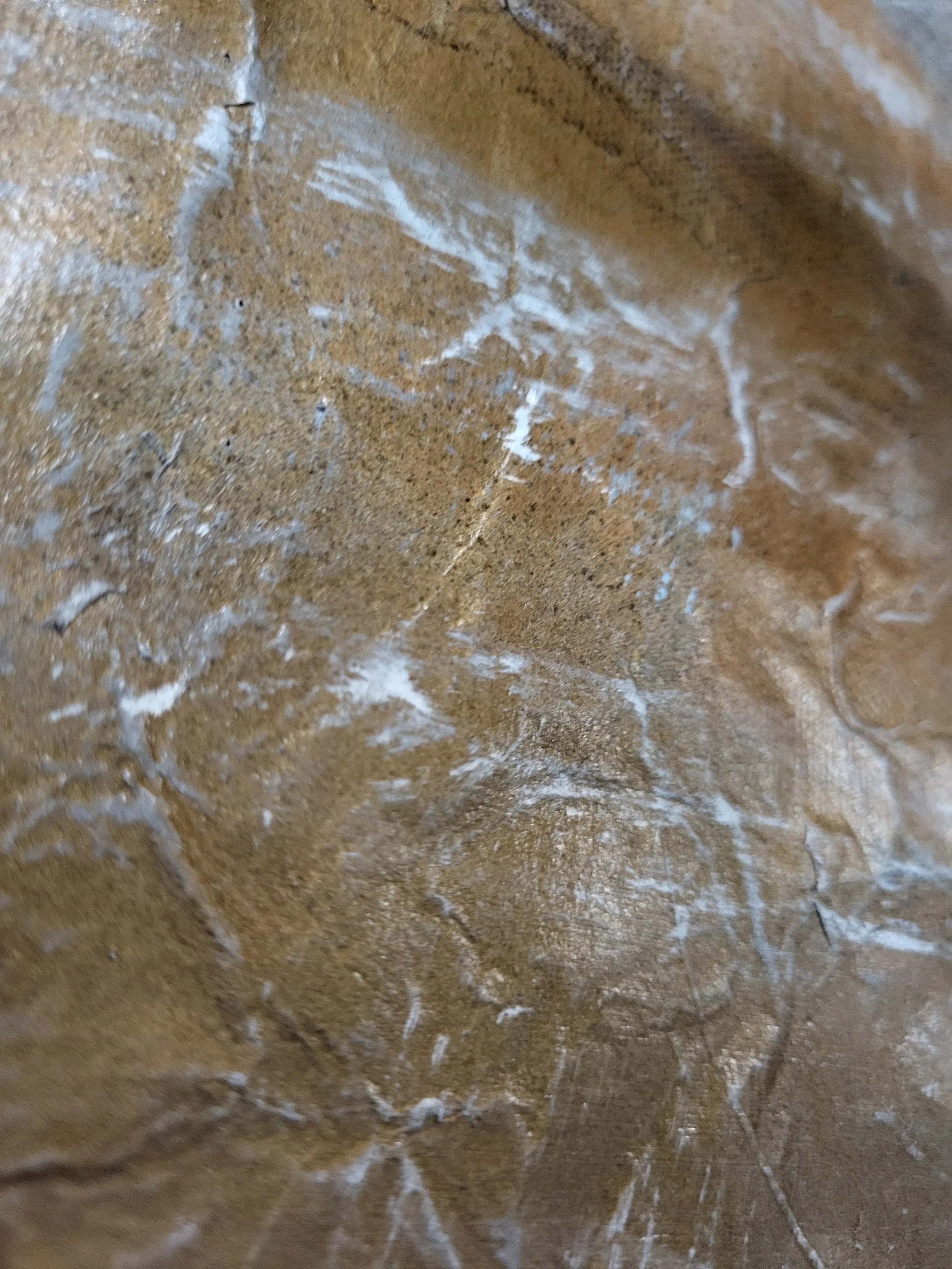 Moor – Abstraktes Original-Gemälde von Pia Holzinger mit Papiercollage, Acryl und Strukturpaste auf Leinwand.