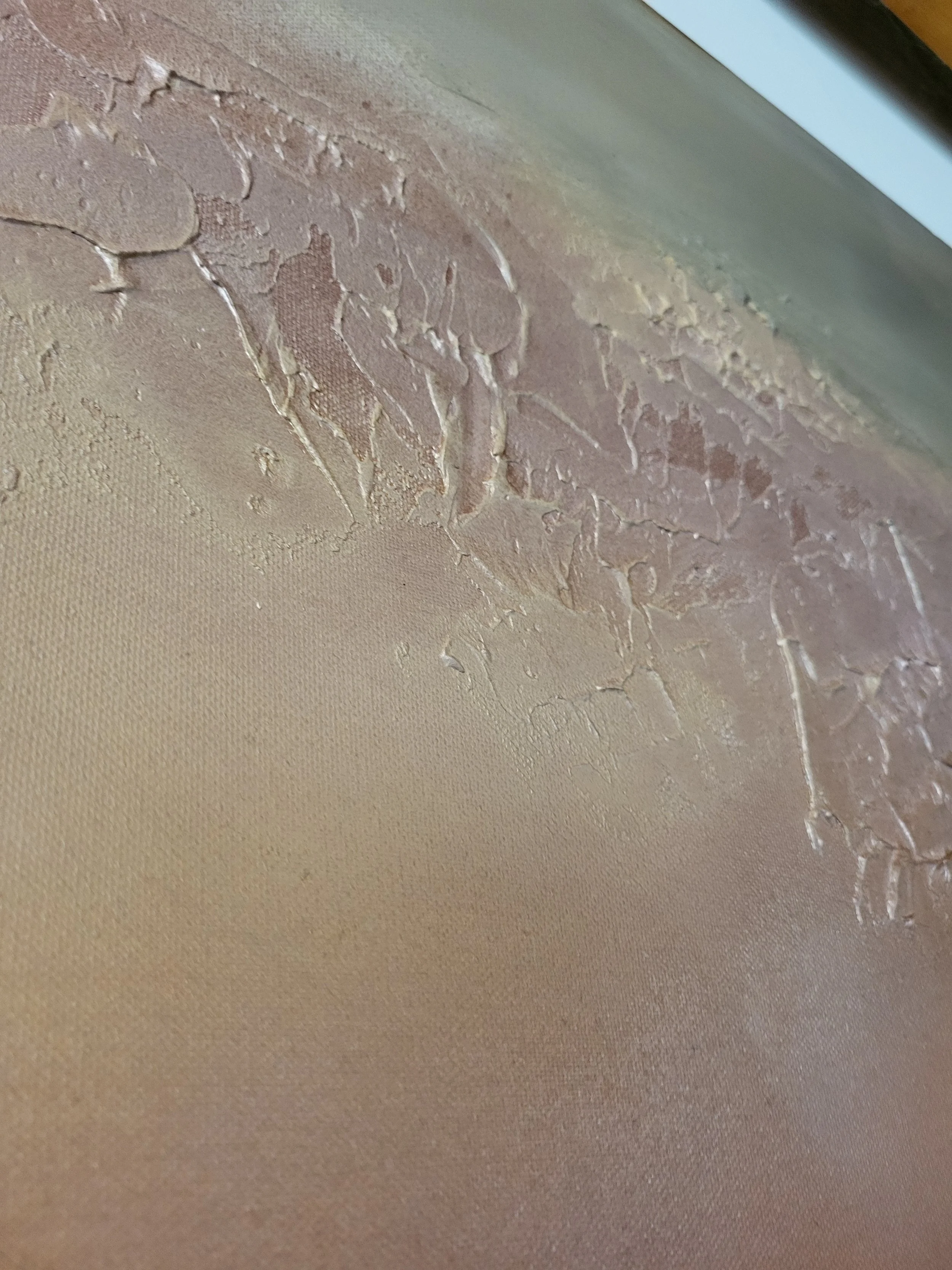 Sandsturm – Großformatiges Panorama-Original von Pia Holzinger mit haptischer Strukturpaste und Acryl auf Leinwand.