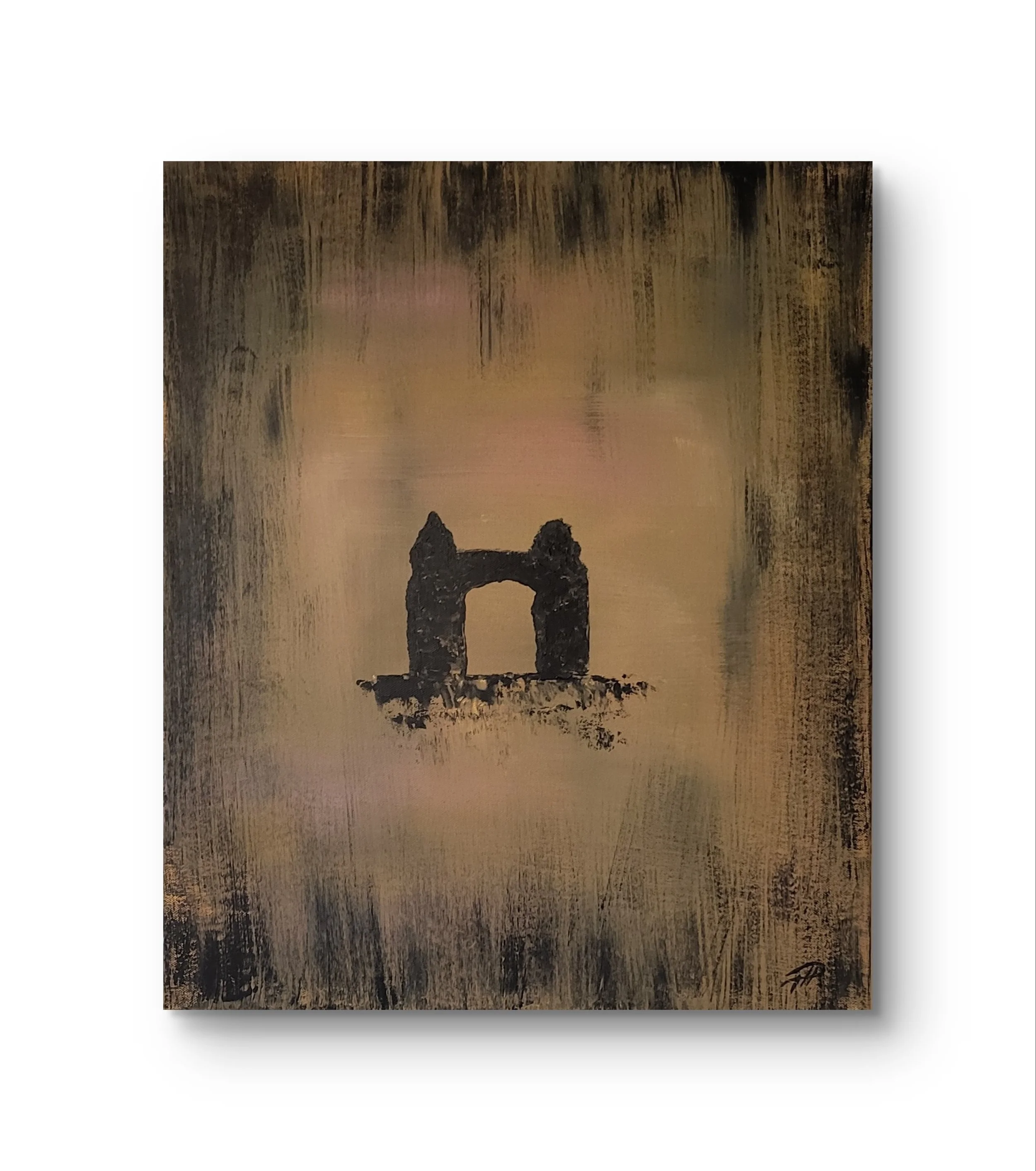 Heidentor – Original-Gemälde von Pia Holzinger, Acryl auf Leinwand und Keilrahmen.