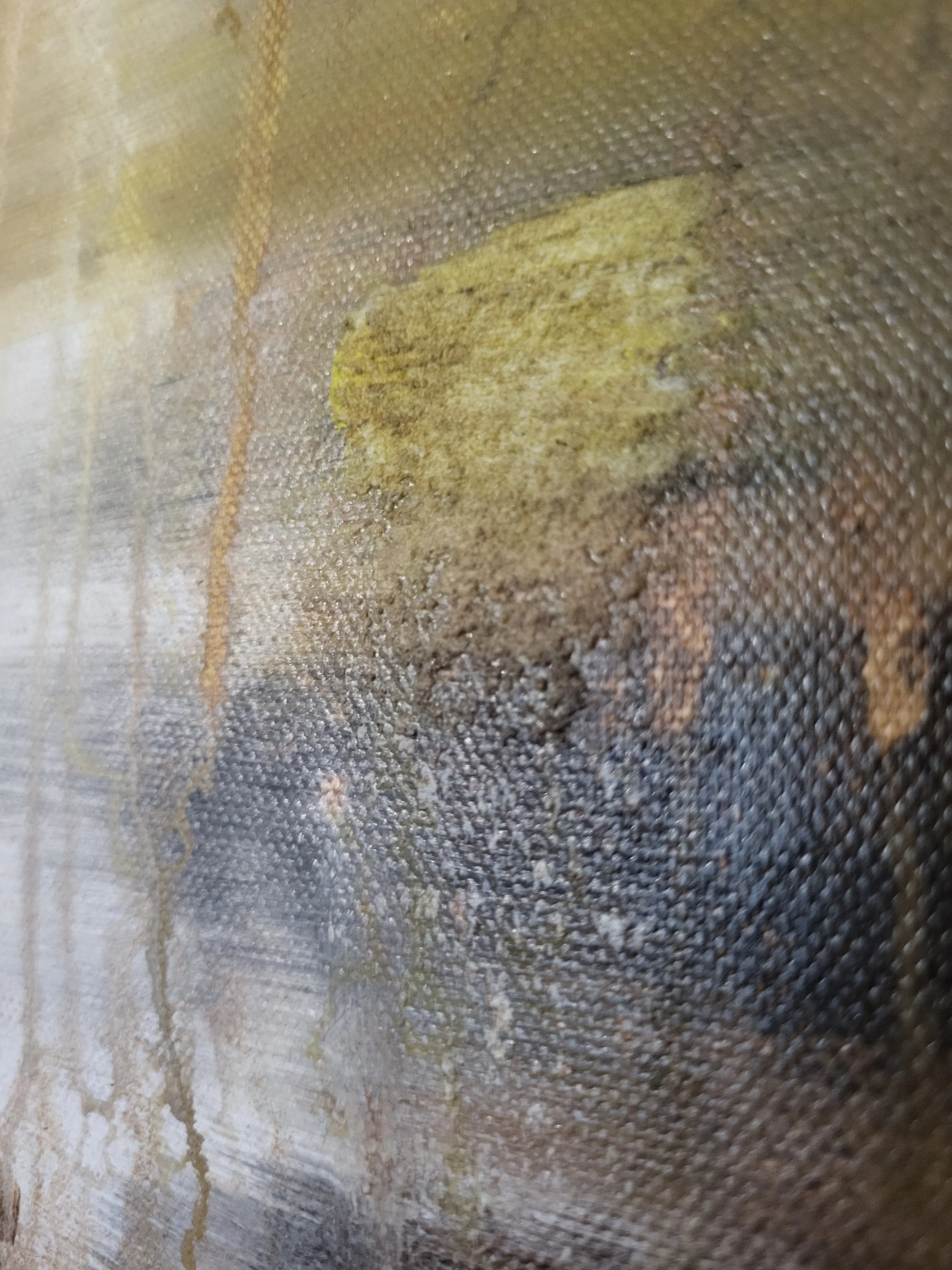 Yellow – Strahlendes Original-Gemälde von Pia Holzinger, Acryl auf Leinwand und Keilrahmen.