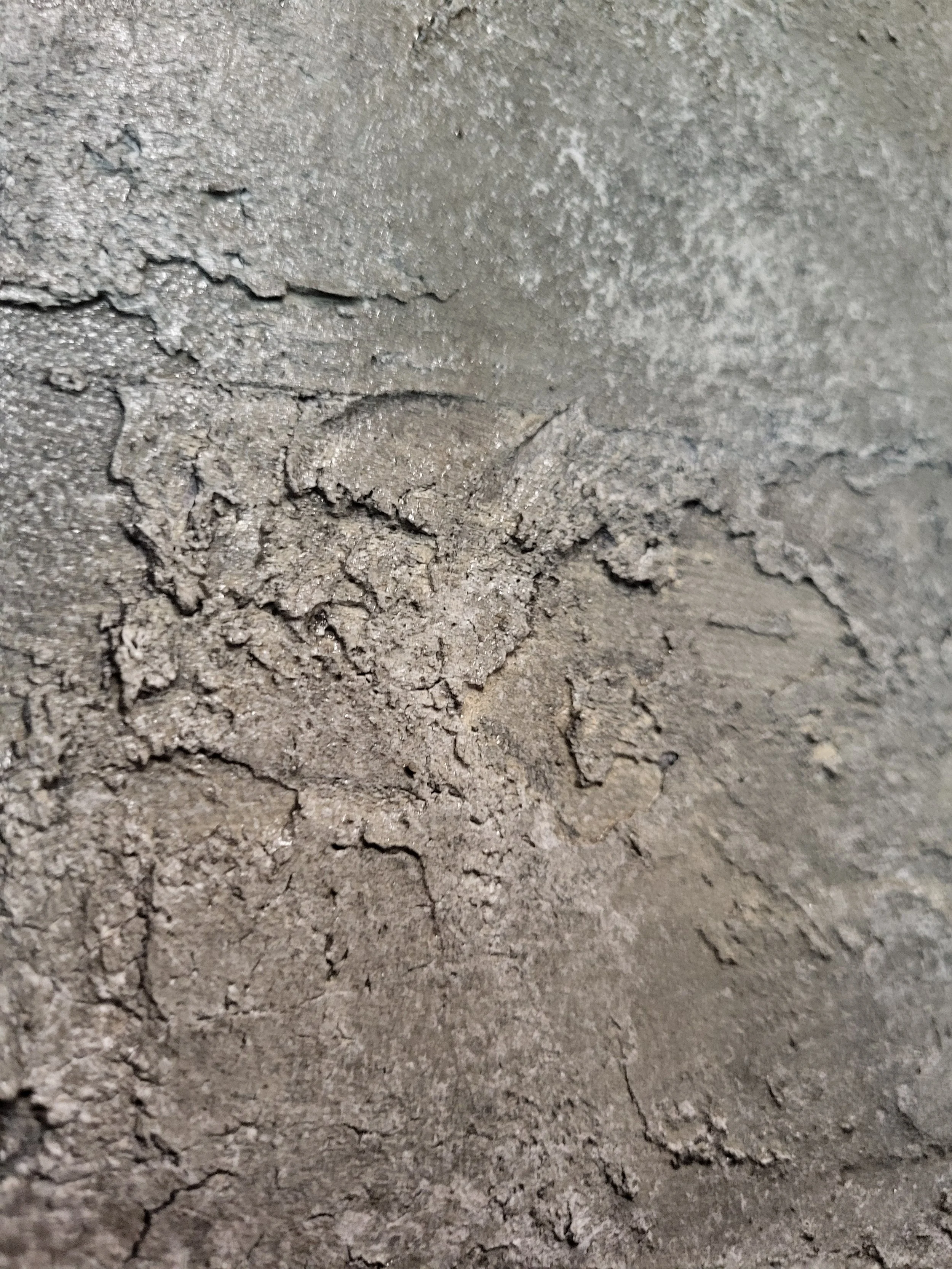 Pia Holzinger Art – Grünstich – Abstraktes Acrylgemälde 70x90 cm – Strukturpaste auf Leinwand – Unikat