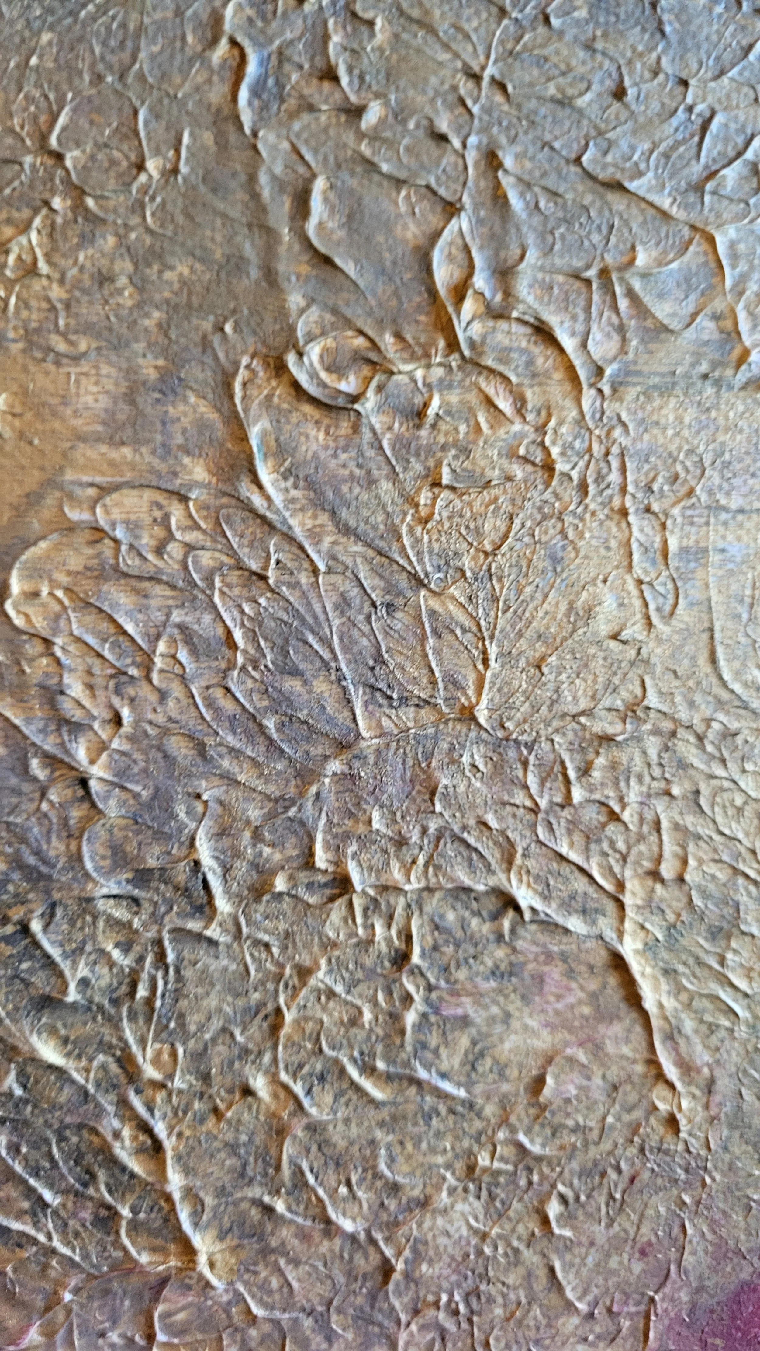 Baum (Aulandschaft) – Abstraktes Original-Gemälde (90x70cm) von Pia Holzinger, Acryl auf Leinwand.