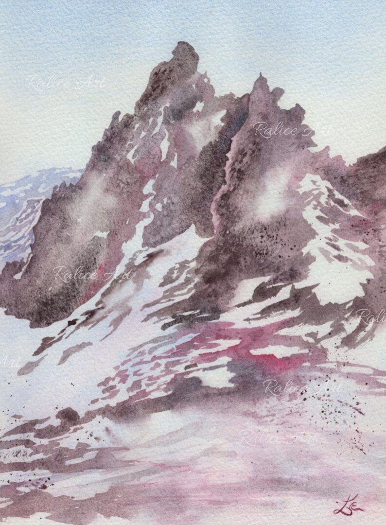 Flow From Within Giclee Fine Art Print Printed on Luxurious Gallery-Quality Matte Paper Closeup