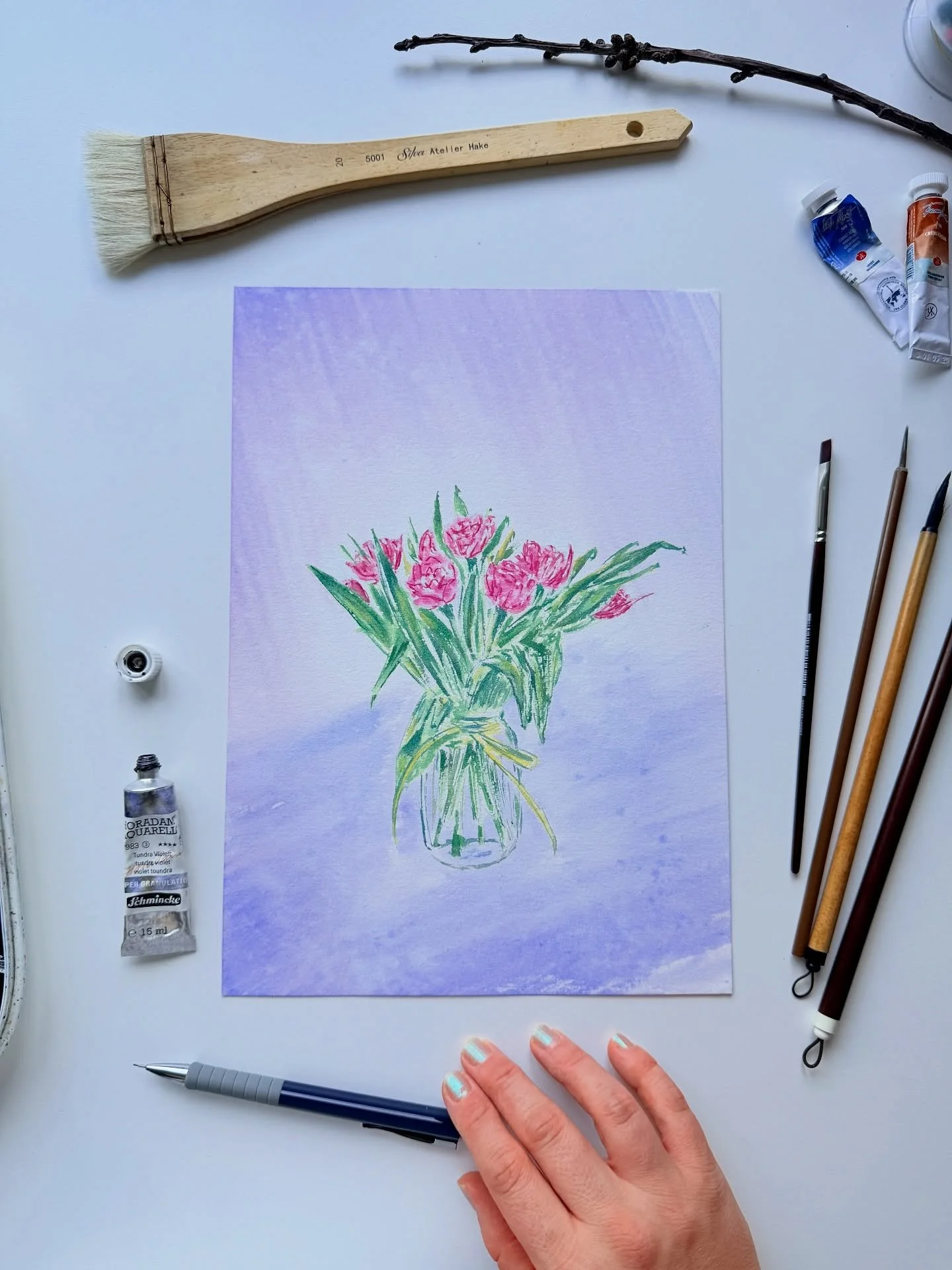 My partner used to buy me all of the types of flowers, except Tulips 💐 🌷 

I don&rsquo;t know why? Perhaps the Murphy&rsquo;s law 😅

Tulips are my favourite flowers and I get to remind him at any opportunity I get, that even though women die for r