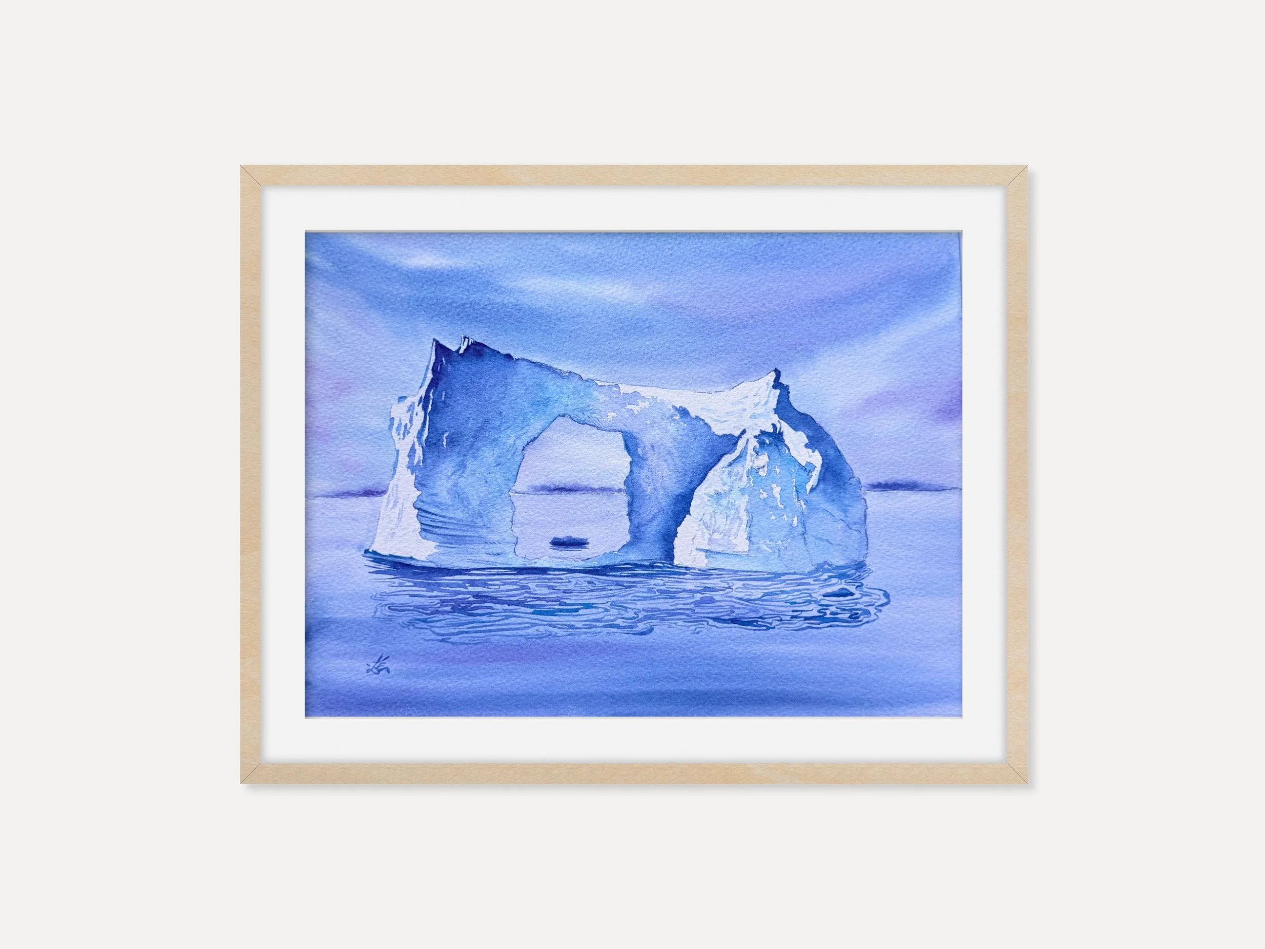 An Iceberg - Original Watercolor Painting