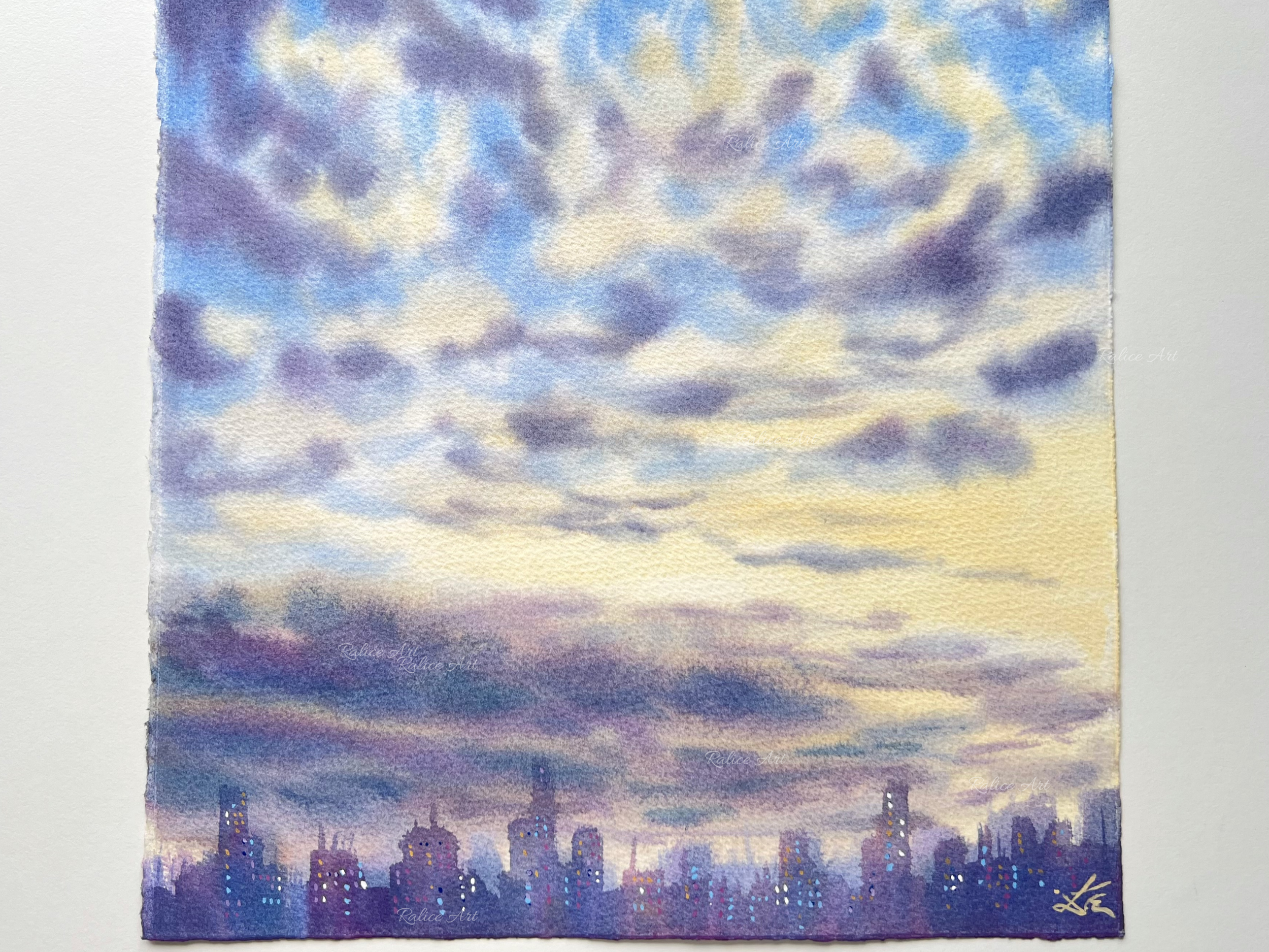 Sunrise Painting, Sunrise Landscape Painting, Cloudscape Sunrise Impressionist Painting, New Home Gift Ideas, Housewarming Gift for Friend
