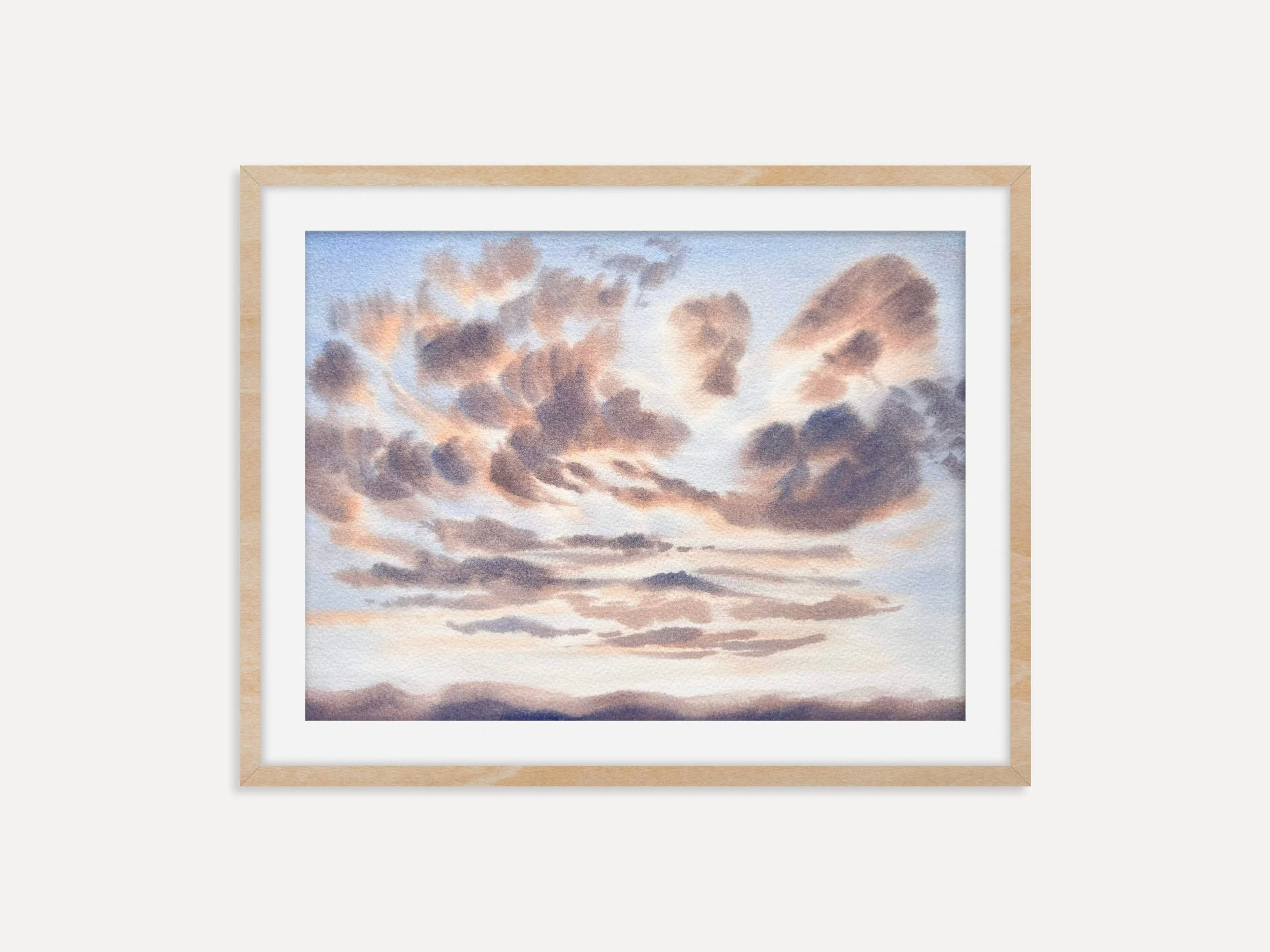 Peachy Dreams - Original Watercolor Painting