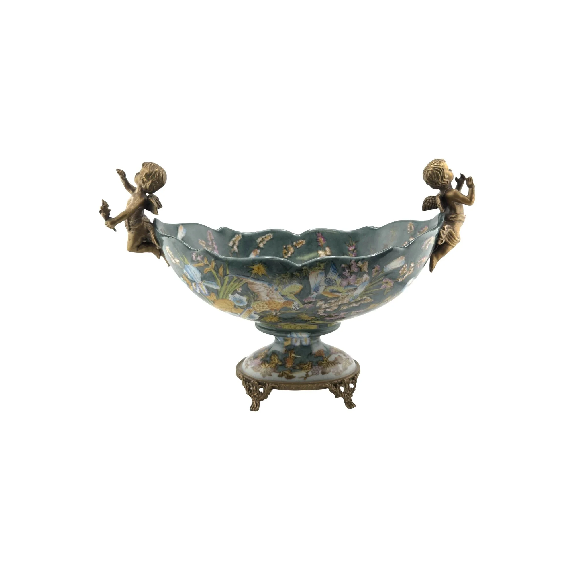 Porcelain Centrepiece Bowl with Cherub Handles, WL 1895