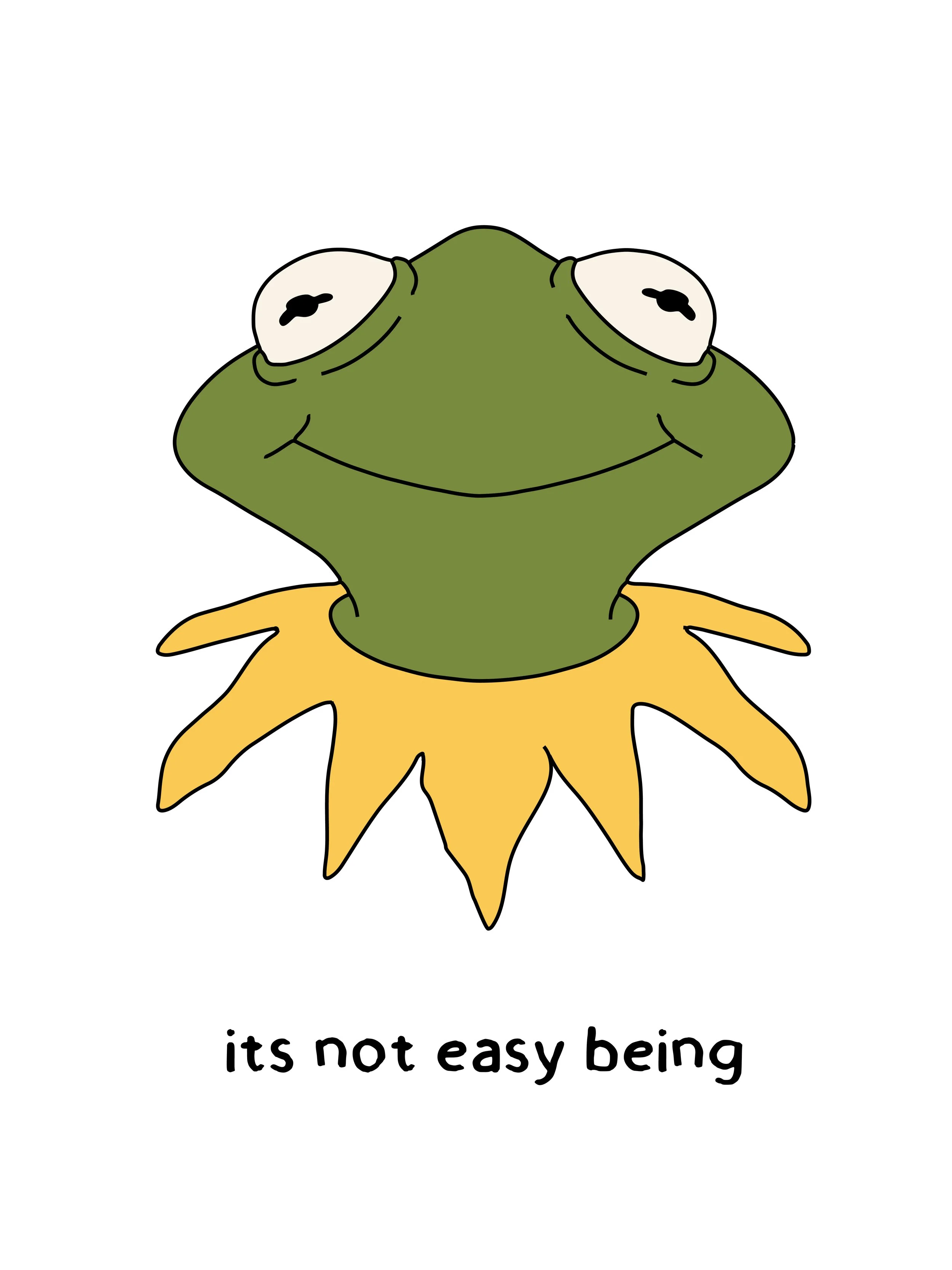 its not easy being