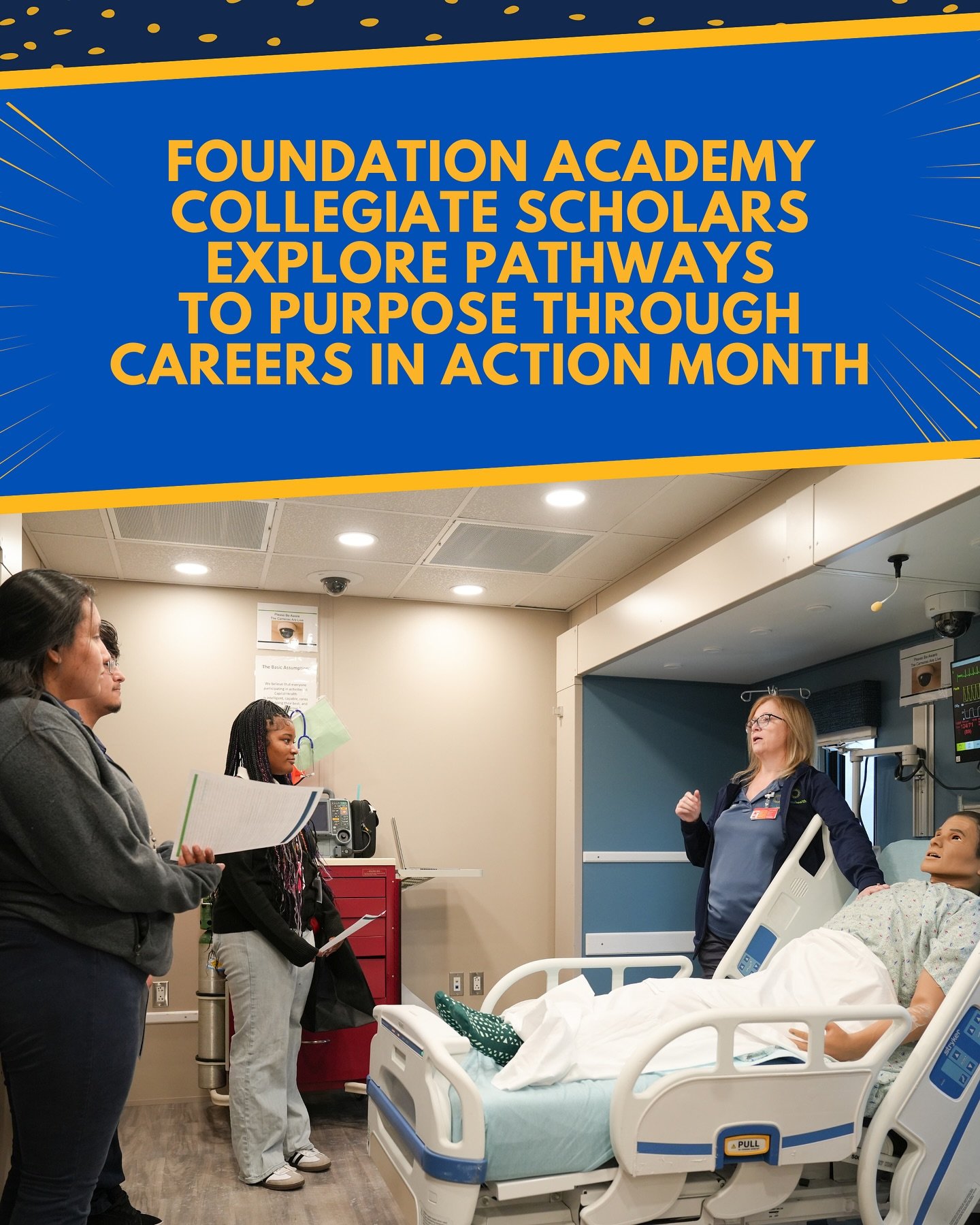 ✨Future Ready! 🚀 At Foundation Academy Collegiate, scholars recently wrapped up an impactful Careers in Action Month &mdash; connecting with professionals across industries, asking real-world questions, and exploring pathways to purpose.

Led by our