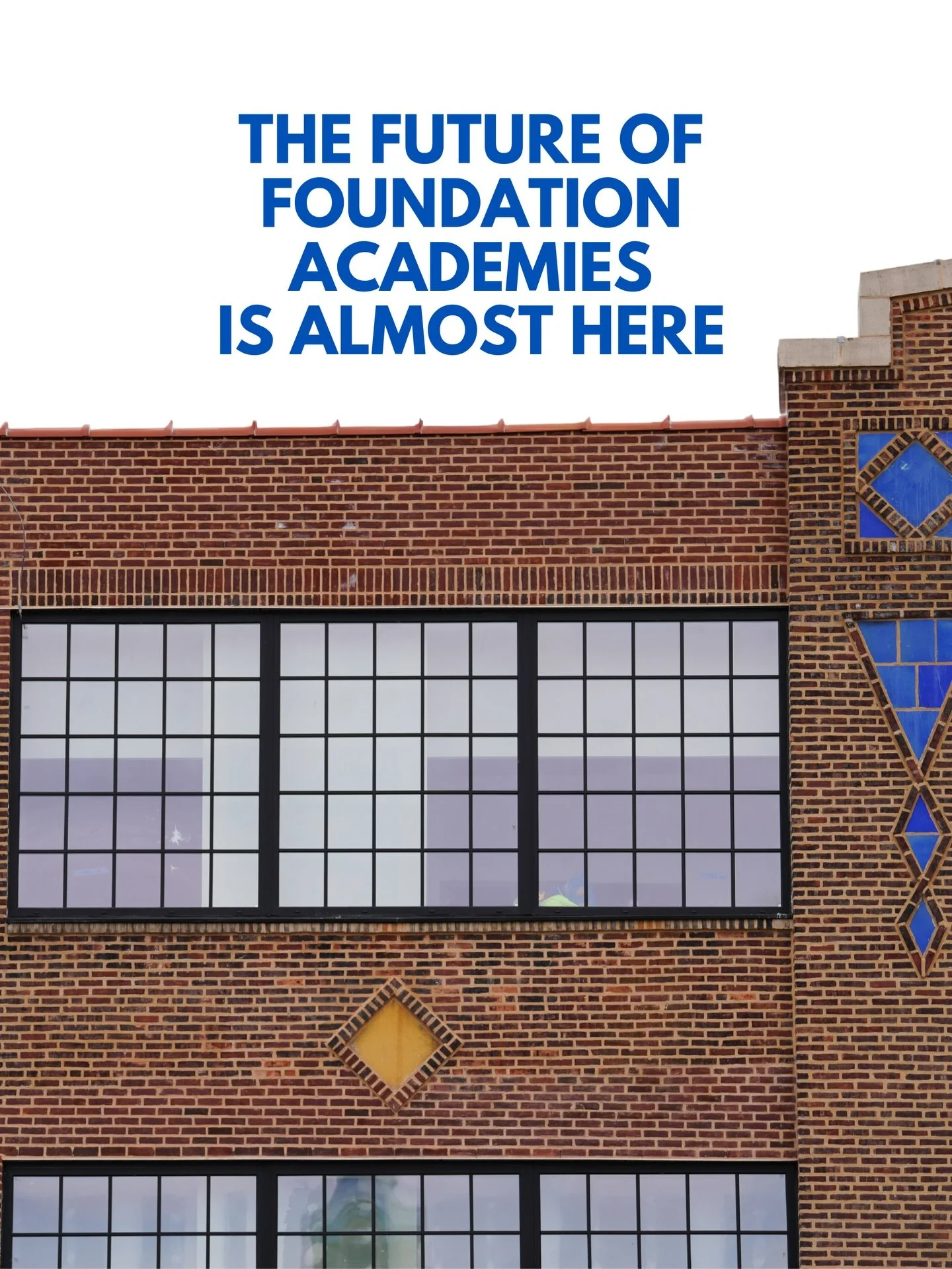 🎉 The future is almost here. 🎉

After decades of standing empty, the historic former Horsman Doll Factory has been transformed into the new home of Foundation Academy Collegiate.

This is more than a new building&mdash;it&rsquo;s an investment in o