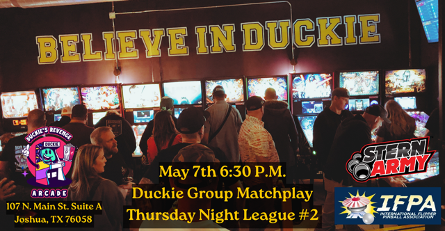 Duckie Group Matchplay Thursday Night League #2