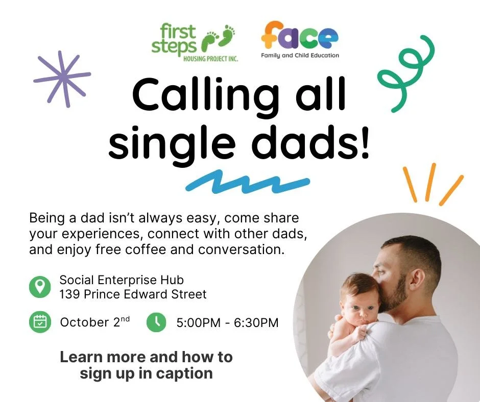 Calling All Single Dads! 👨&zwj;👧&zwj;👦

Parenting isn&rsquo;t always easy, and every dad faces unique challenges. FACE Anglophone South invites you to an evening designed just for single dads&mdash;a space to share your experiences, connect with o