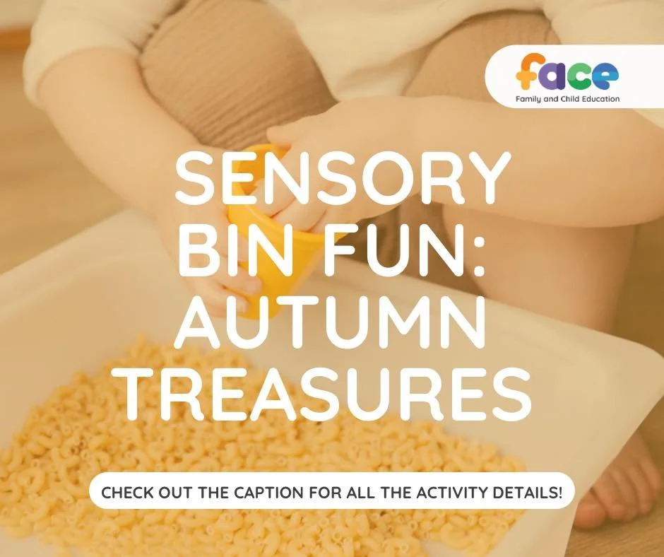 🍂✨ Fall Sensory Bin Fun! ✨🍂

Bring autumn to little hands with a cozy sensory bin filled with rice, leaves, pinecones, acorns, and twigs. Perfect for scooping, sorting, and exploring textures while celebrating the beauty of fall. 🍁

Bonus: most it