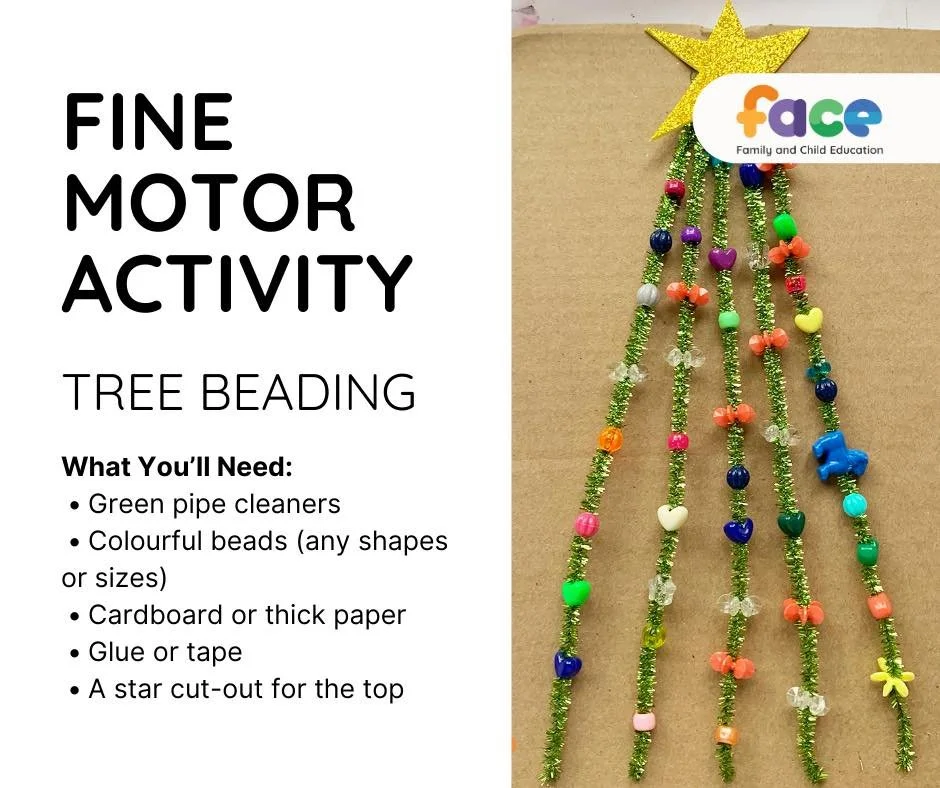 🎄 Fine Motor Fun: Beaded Christmas Tree Craft 🎄

Looking for a festive activity that builds skills and creates something adorable? This beaded Christmas tree craft is perfect for little hands &mdash; simple, colourful, and full of learning! 🌟

Thr
