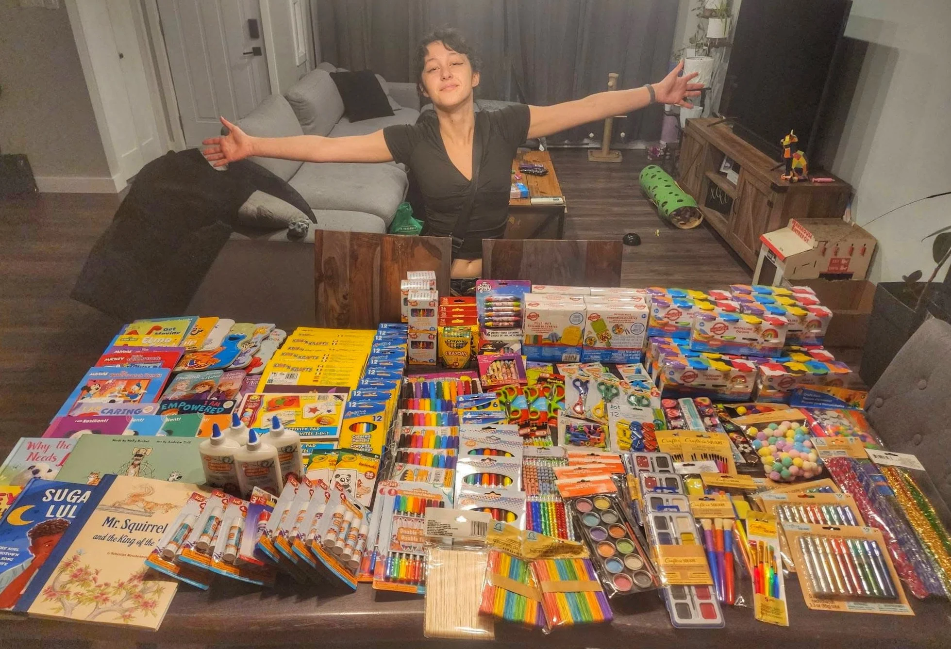 A huge thank you to Eli for choosing FACE as the focus of a capstone project and for organizing a donation drive on our behalf.

Thanks to Eli's hard work and the kindness of everyone who contributed, we received a wonderful collection of craft suppl