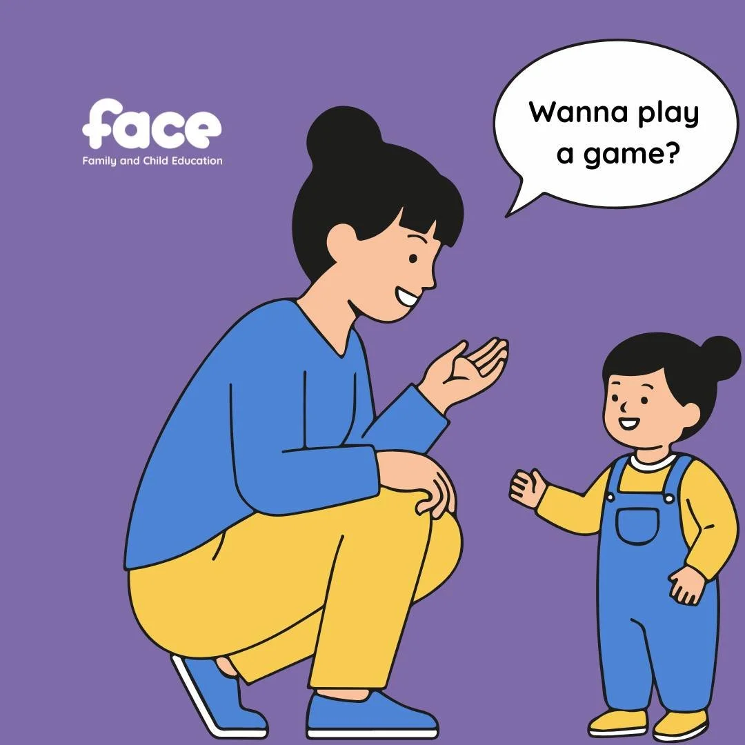 Today's little idea: a mirror game.

Sit face to face with your little one. One of you is the leader, the other copies every move. A slow blink. A silly face. Hands on your head. A tiny wave. Then switch.
It sounds simple, but something shifts when y