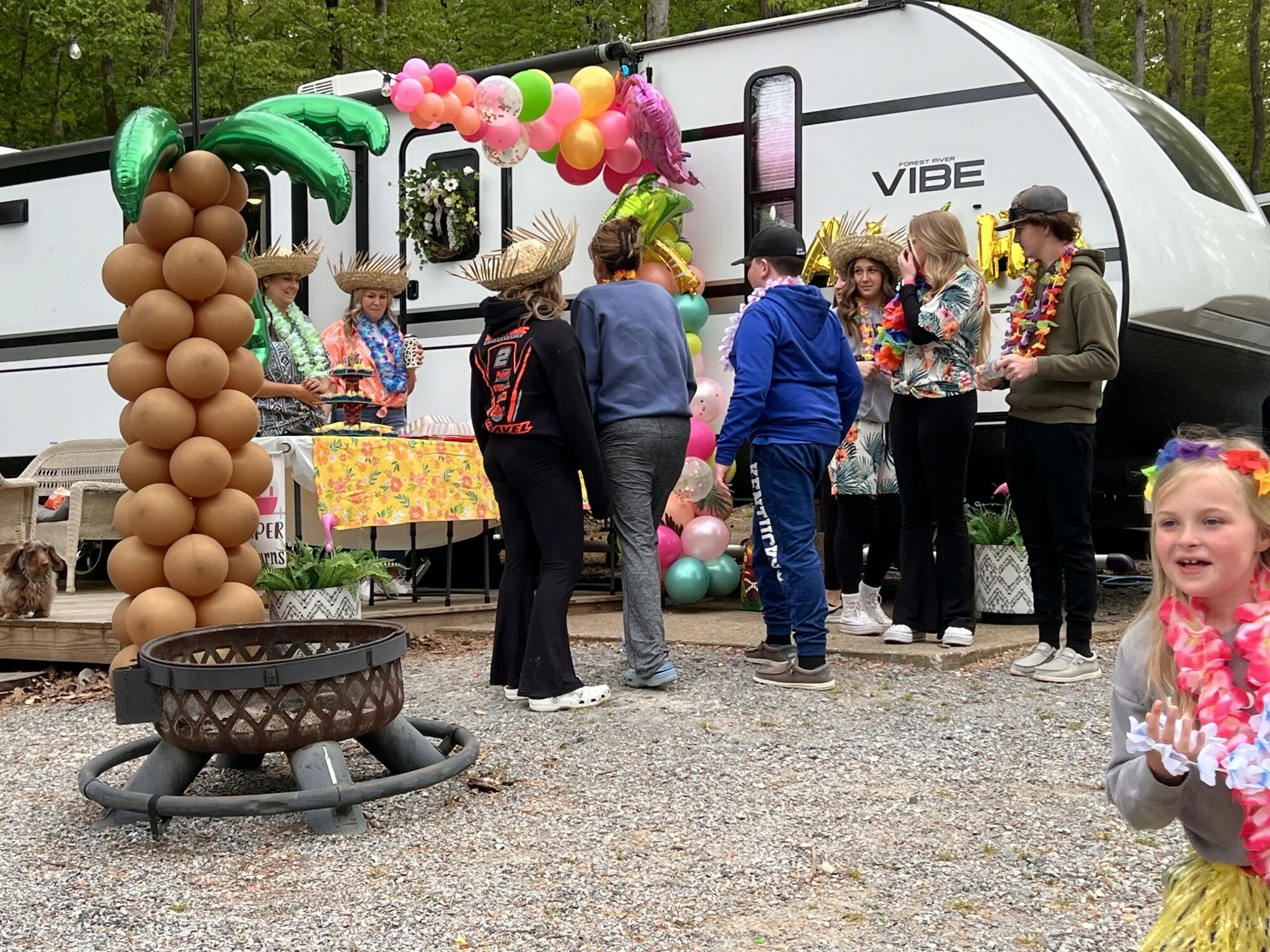 Guests enjoying the Taco Derby event at Holiday Hills Resort, with food, drinks, and festive weekend fun.