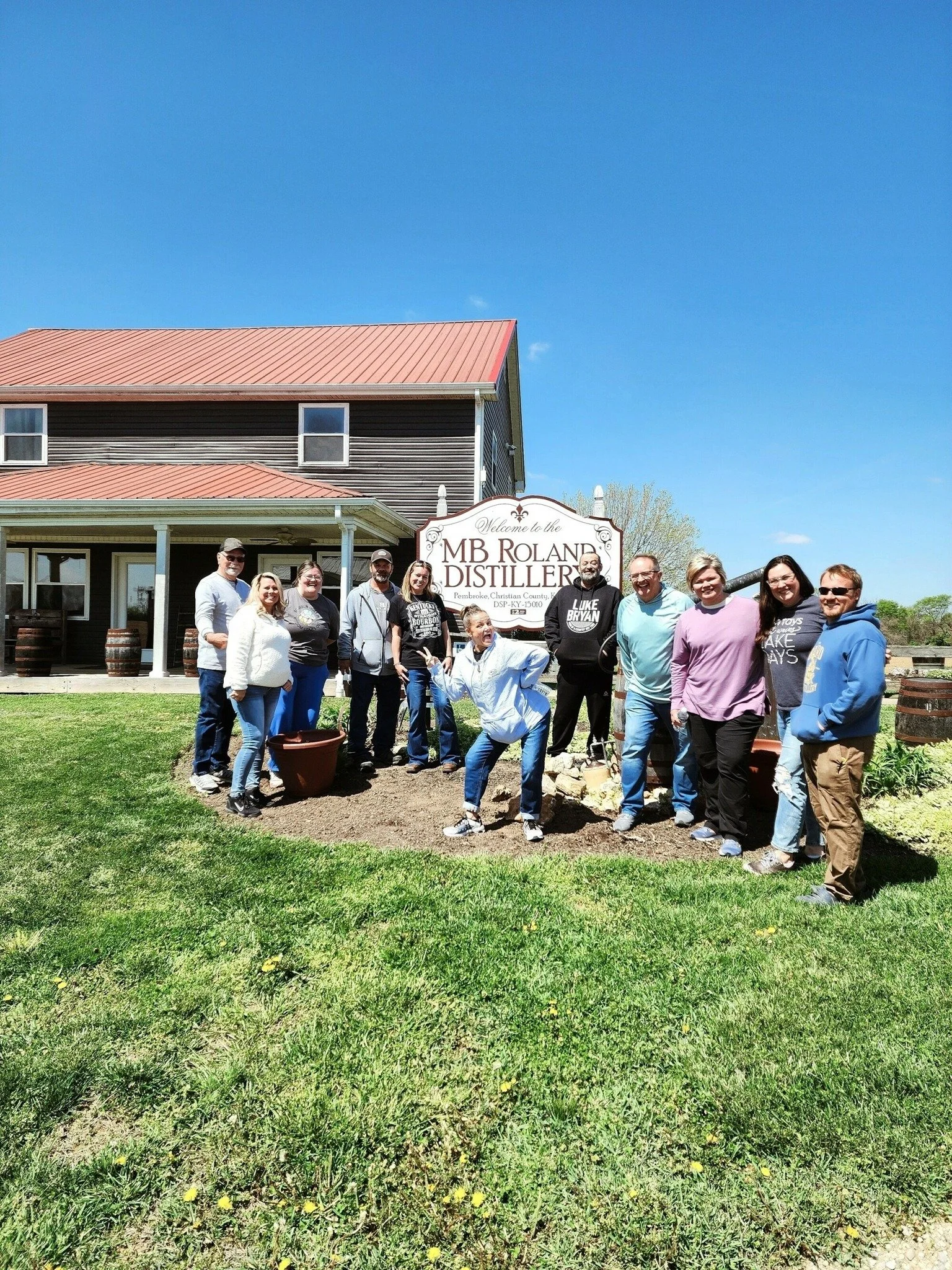 Guests participating in a Bourbon Adventure tasting experience at Holiday Hills Resort.