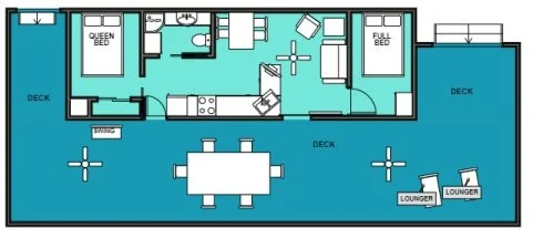 Lakeside Place 2 at holiday hills resort layout on lake barkley near land between the lakes