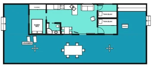 Tiny home Park Model RV at holiday hills resort on lake barkley near land between the lakes