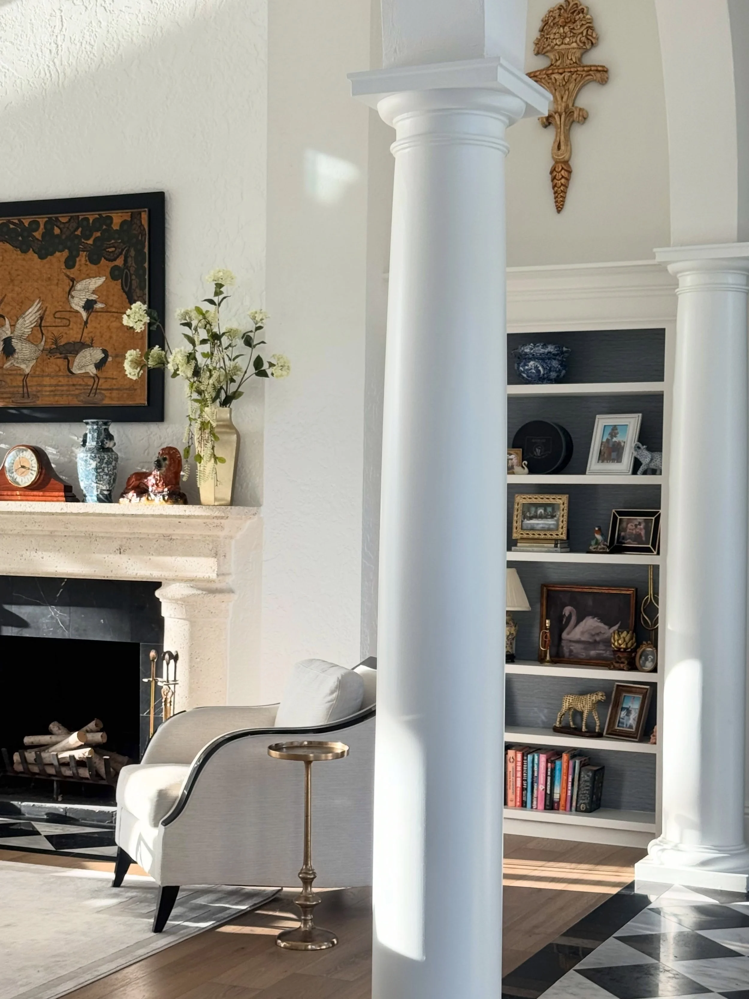 A little vision is a fabulous place to start. Swipe to see our before. #saturdaystills